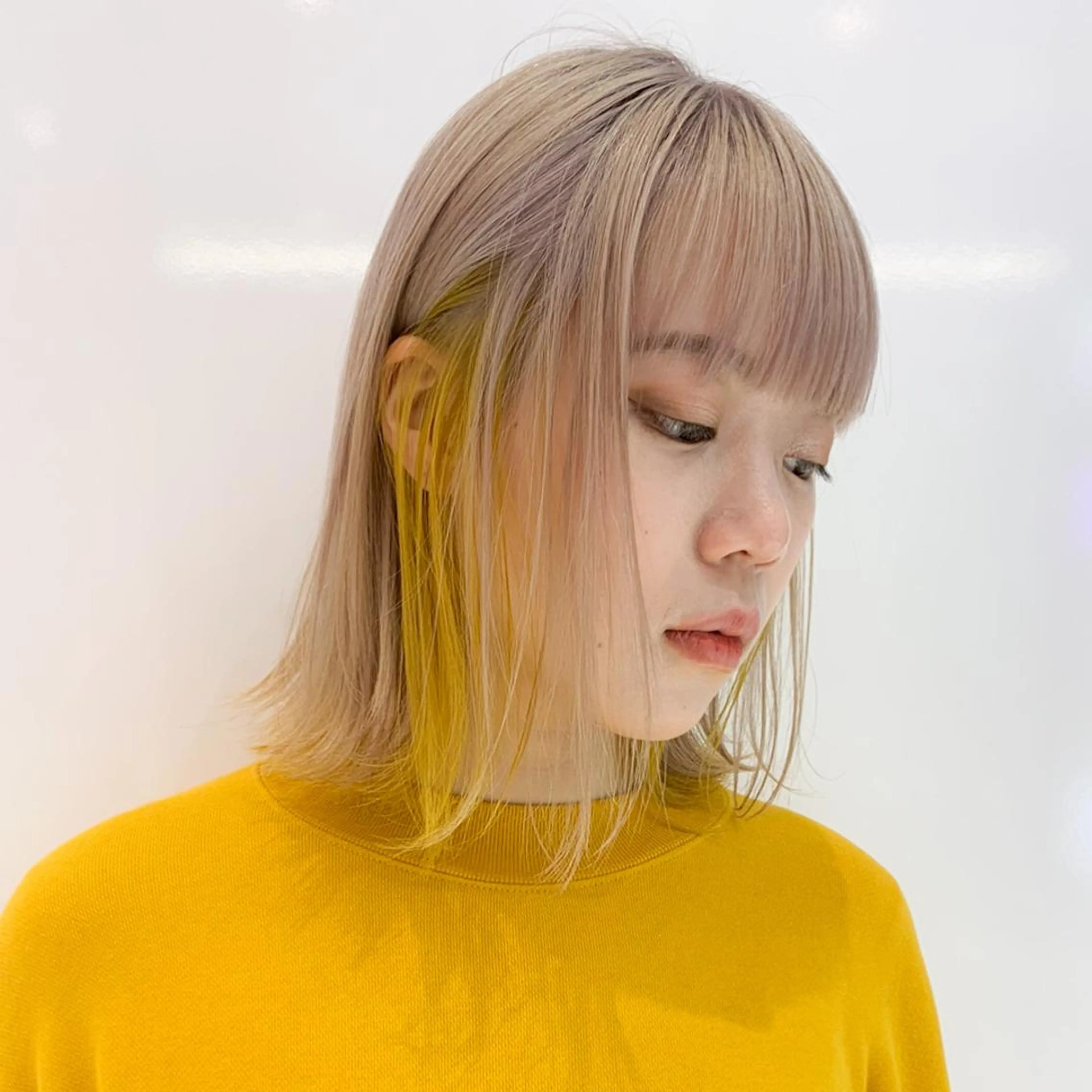 ミディアム カラー ヘアカラー share salon JAM 吉祥寺所属・レイヤー/ブリーチ HIKARU ♡のヘアスタイル