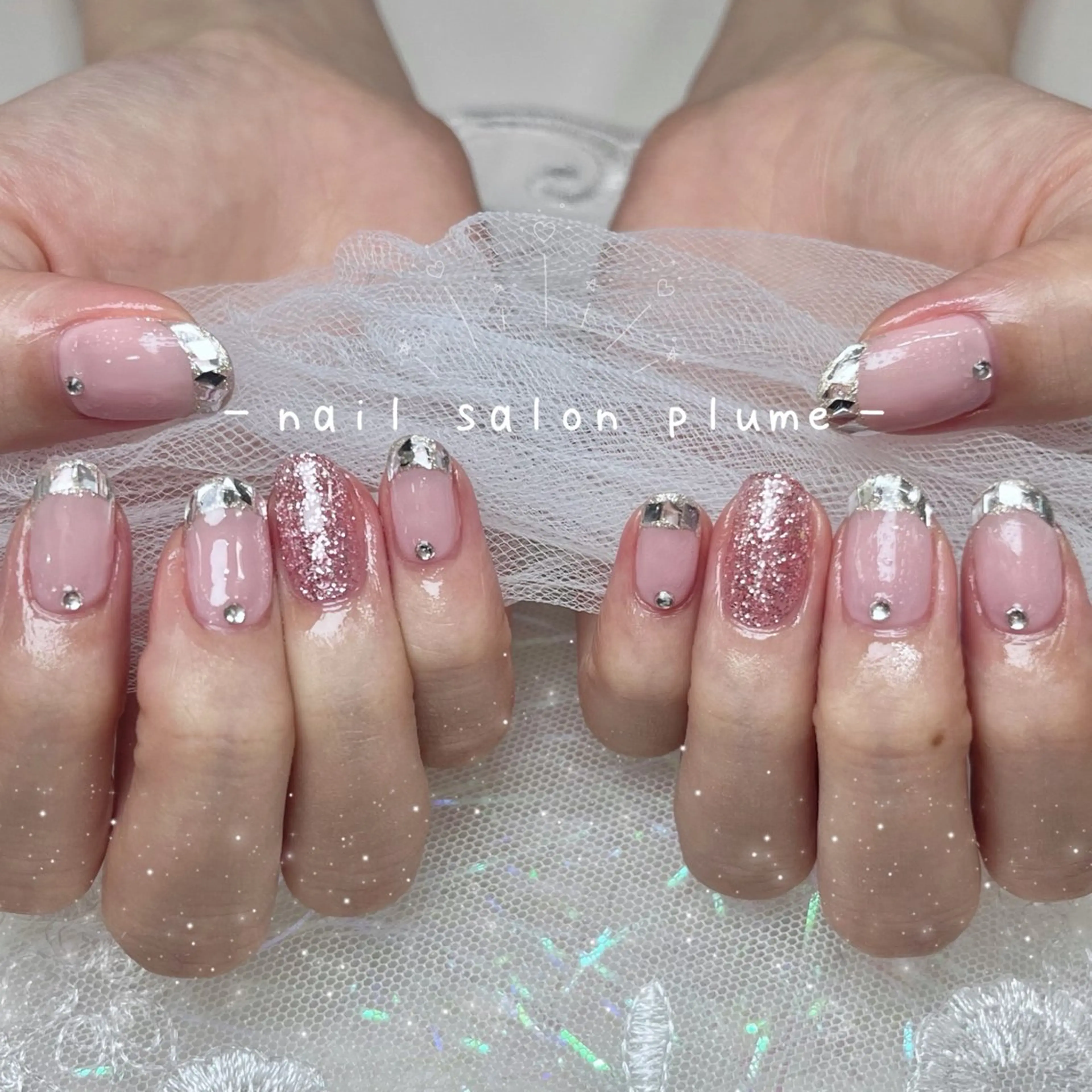 ネイル ハンドネイル plume nail ☆韓国ネイルのネイルデザイン