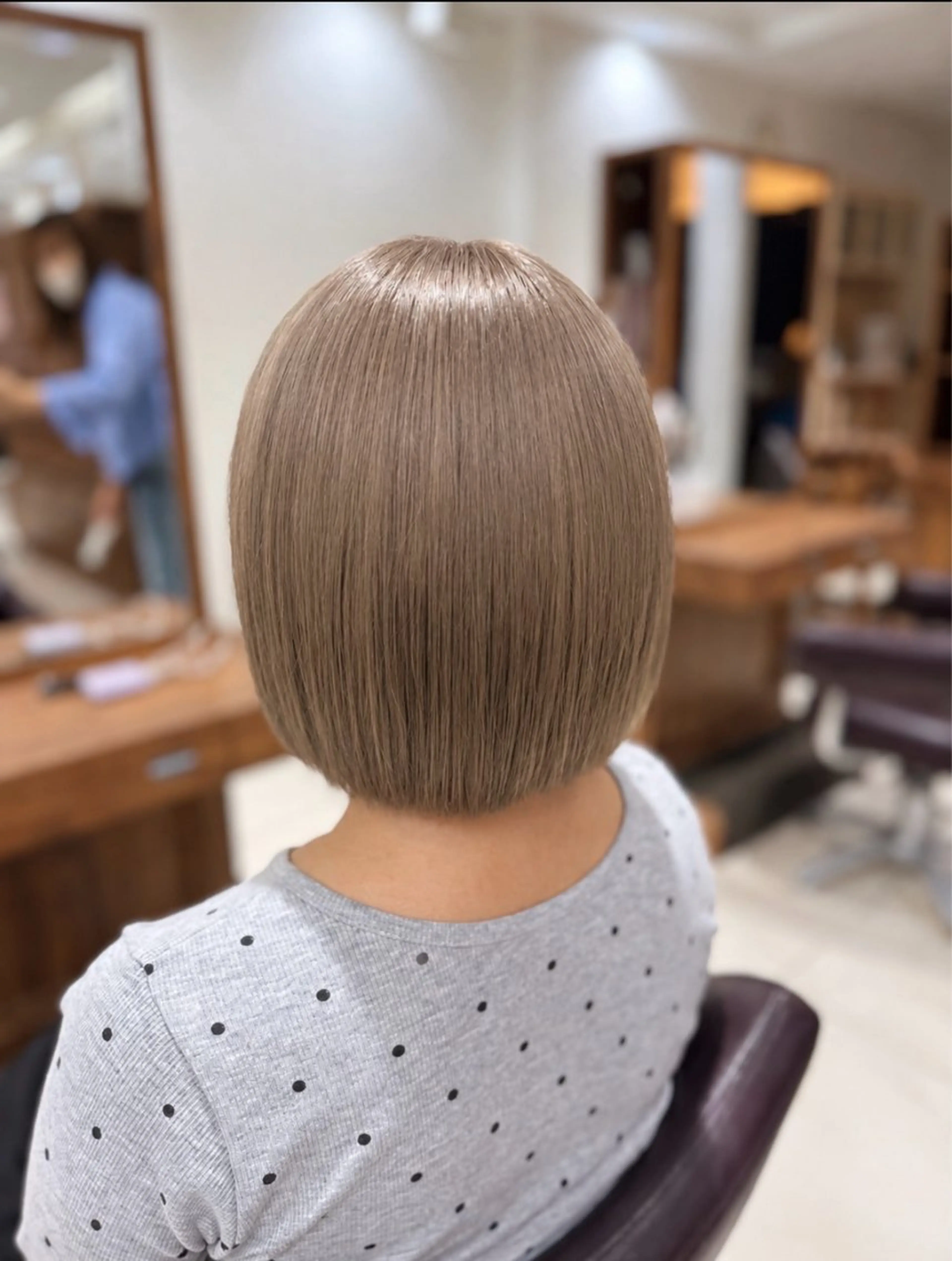 ショート ヘアカラー ベージュ🤎/透明感 /ゆき🍀のヘアスタイル