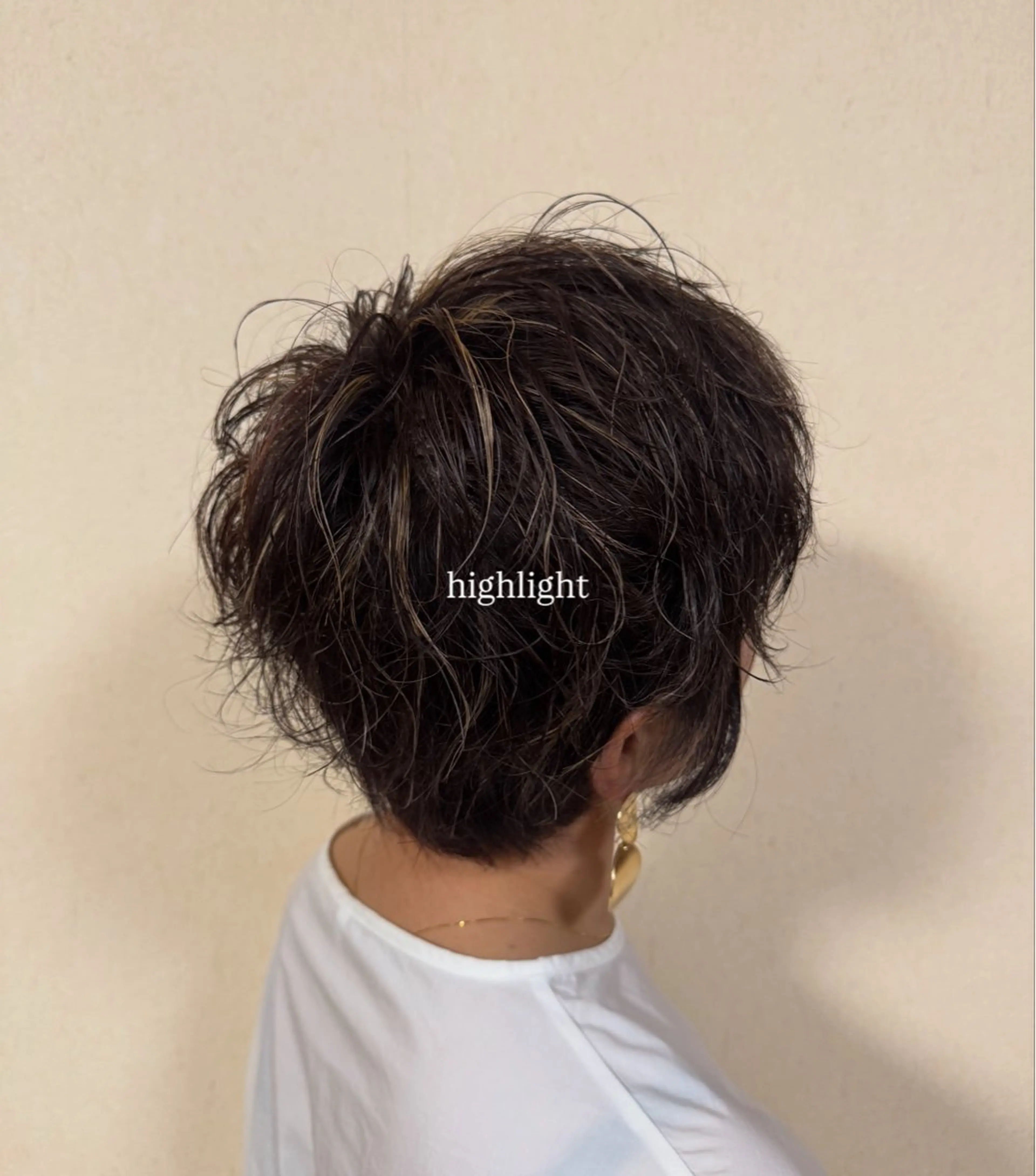 ショート カラー ハイライトカラー ハイライト ヘアカラー rina/デザイン カラー/上野のヘアスタイル
