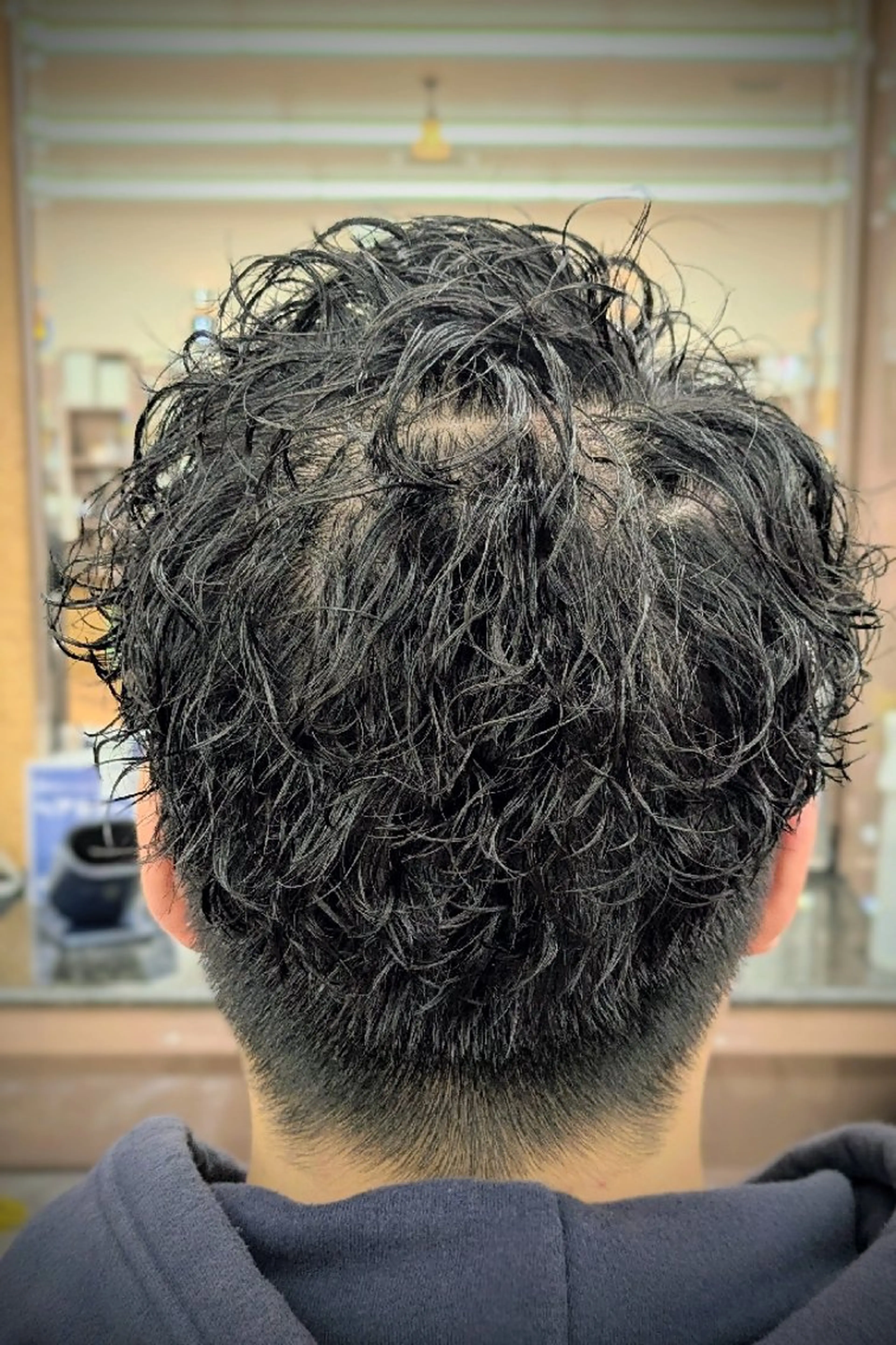 ショート パーマ 理容プラージュ燕三条 福井のヘアスタイル