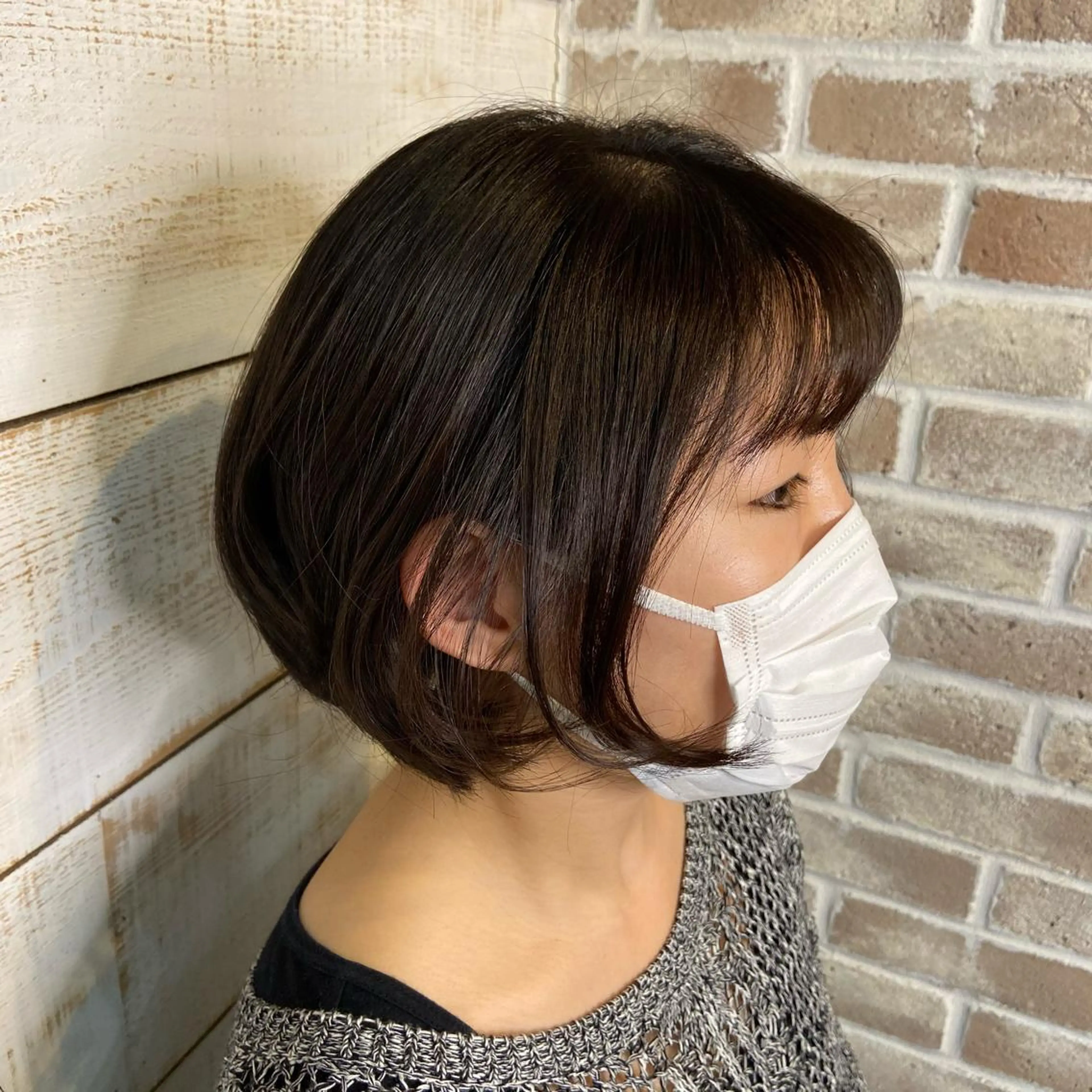 ショート カラー ヘアカラー ヘッドスパ 川崎 かなでのヘアスタイル