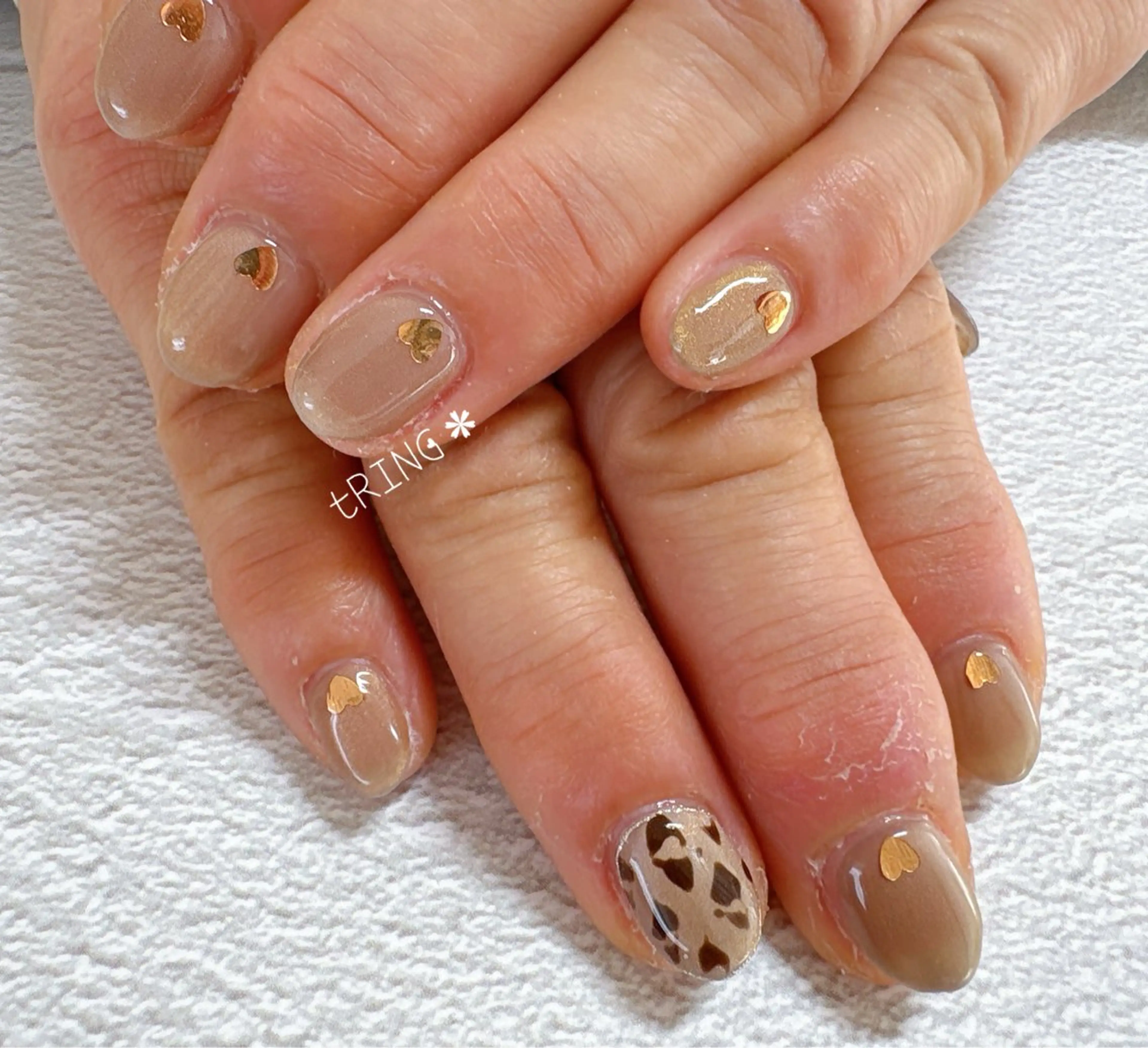 ネイル ハンドネイル tRING＊ しいの木台のネイルデザイン