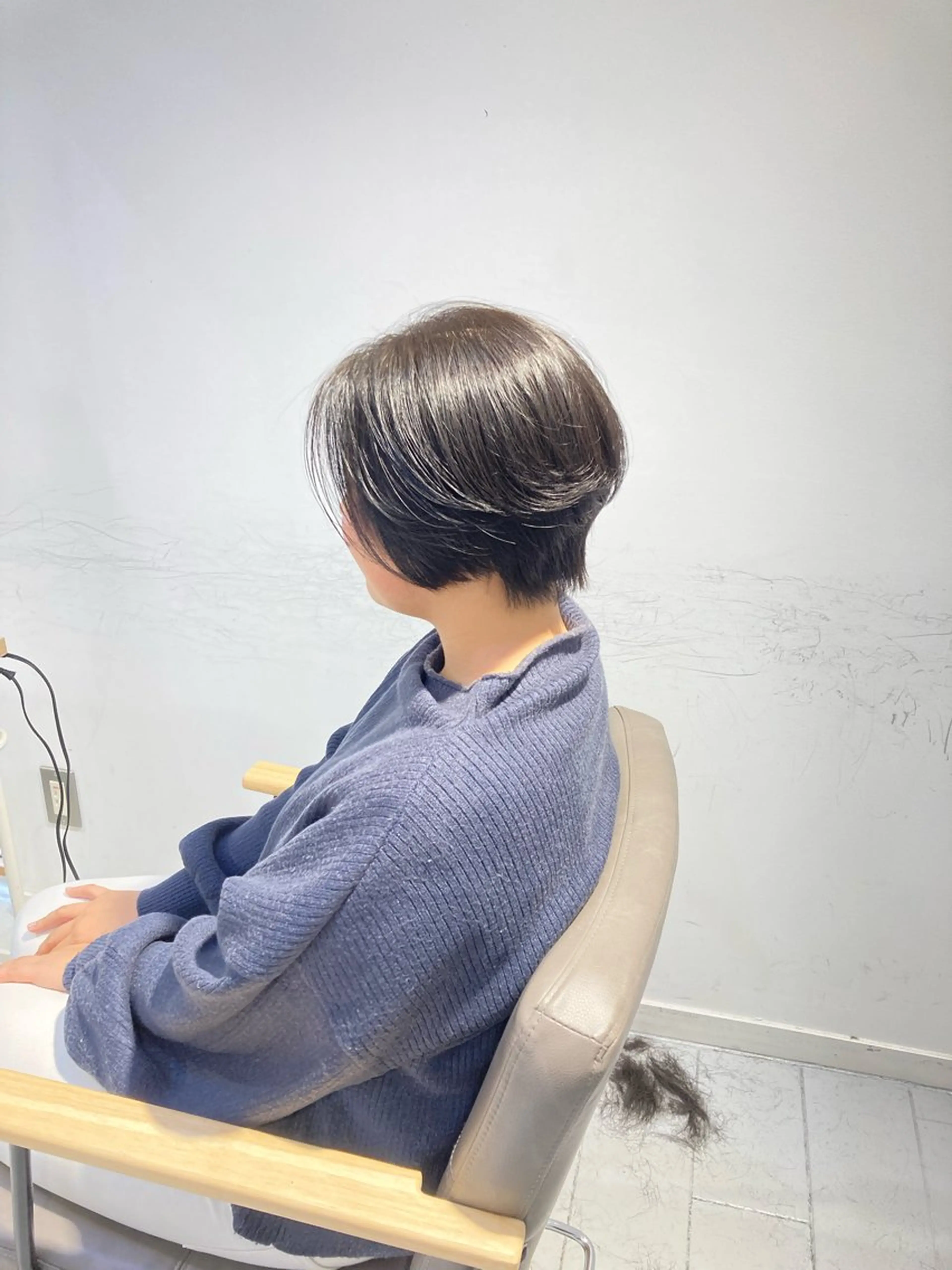 ショート カット ヘアカラー トリートメント 🫧ゆうき🪽 髪質改善/ハイライトのヘアスタイル