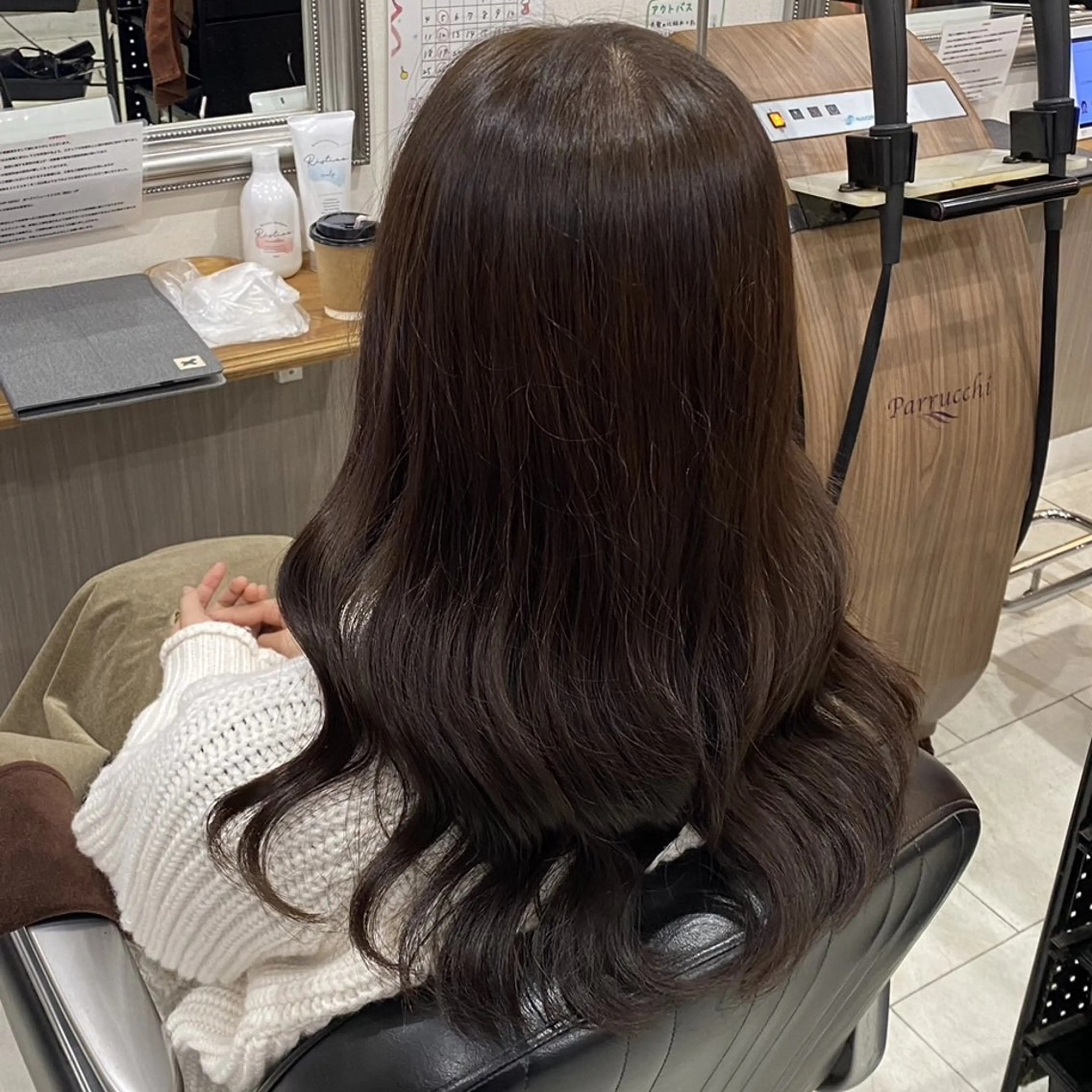 カラー ヘアカラー 暖色🍎透明感カラー 🩵小林かりんのヘアスタイル