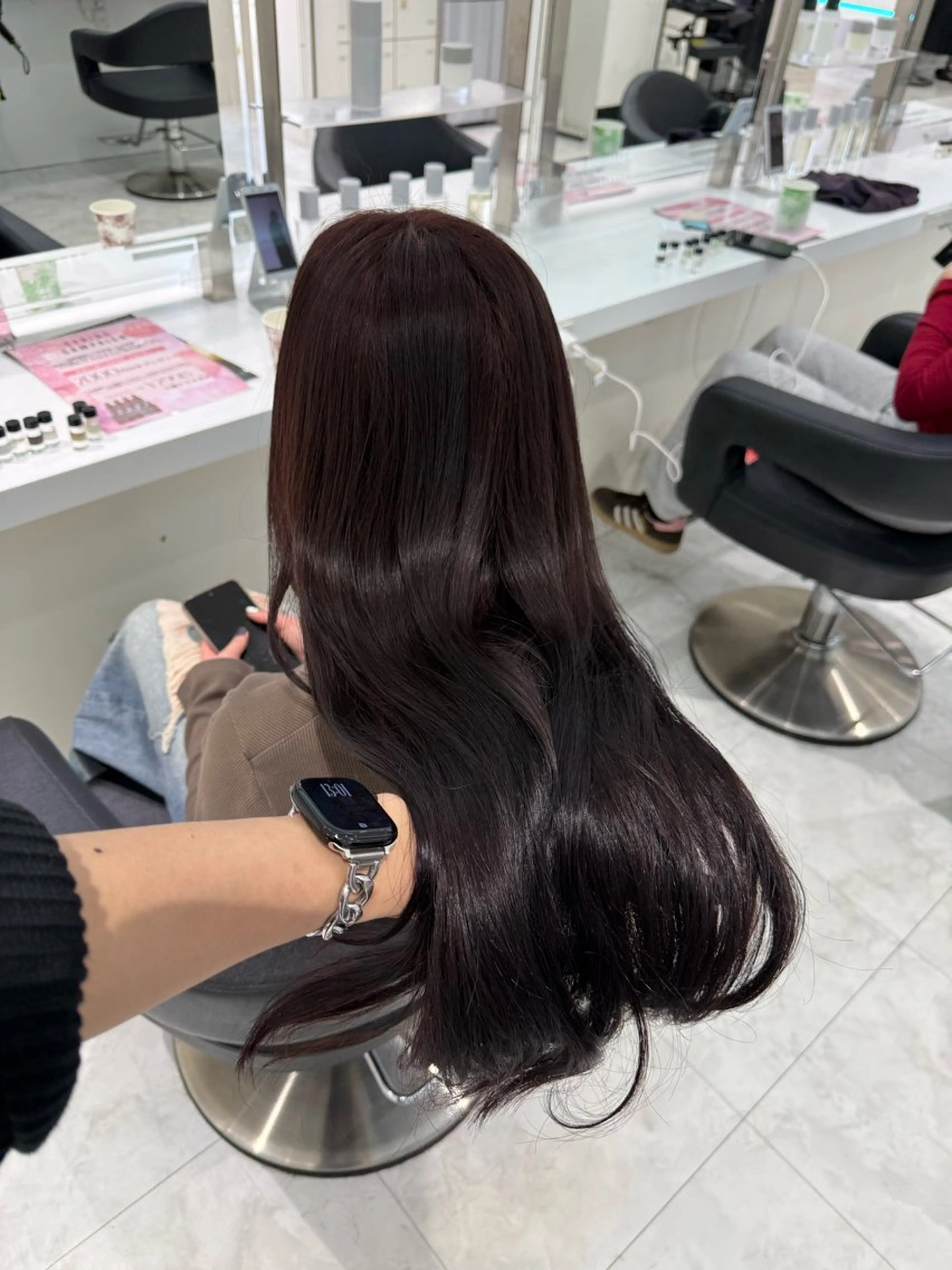 ロング カラー ヘアカラー トリートメント 大人っぽ暗髪レディ 🩶takuto🩶のヘアスタイル