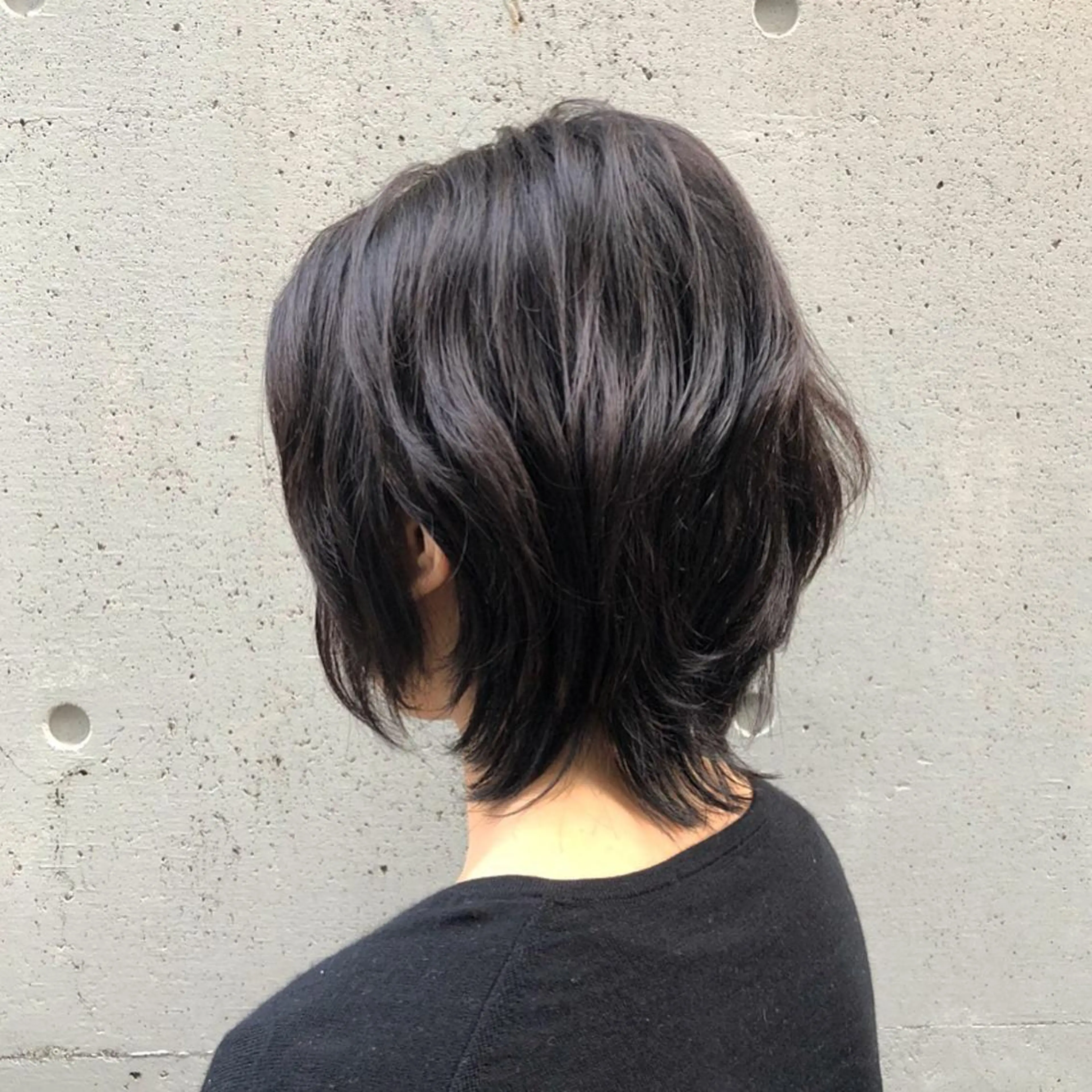 ショート カラー グレージュ ヘアカラー トリートメント 酸性縮毛矯正🧴韓国 レイヤー/髪質改善のヘアスタイル