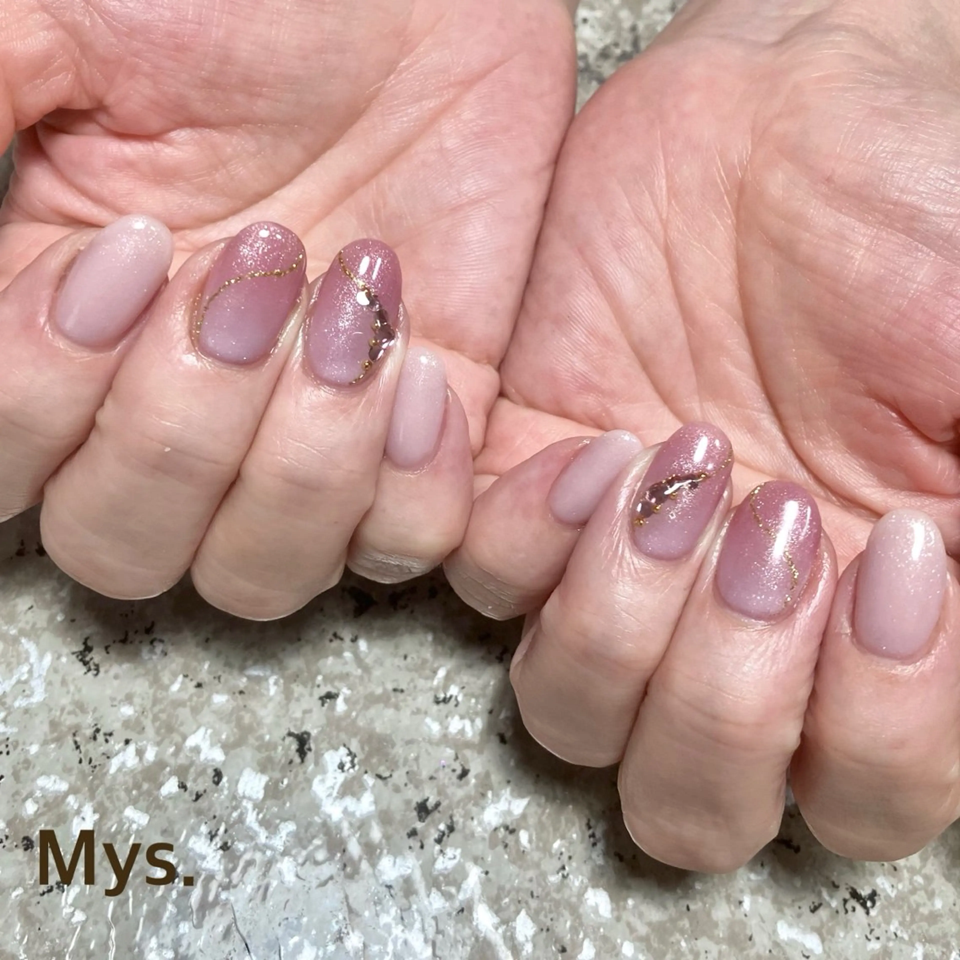 ネイル ハンドネイル Mys. 三上紗紀のネイルデザイン