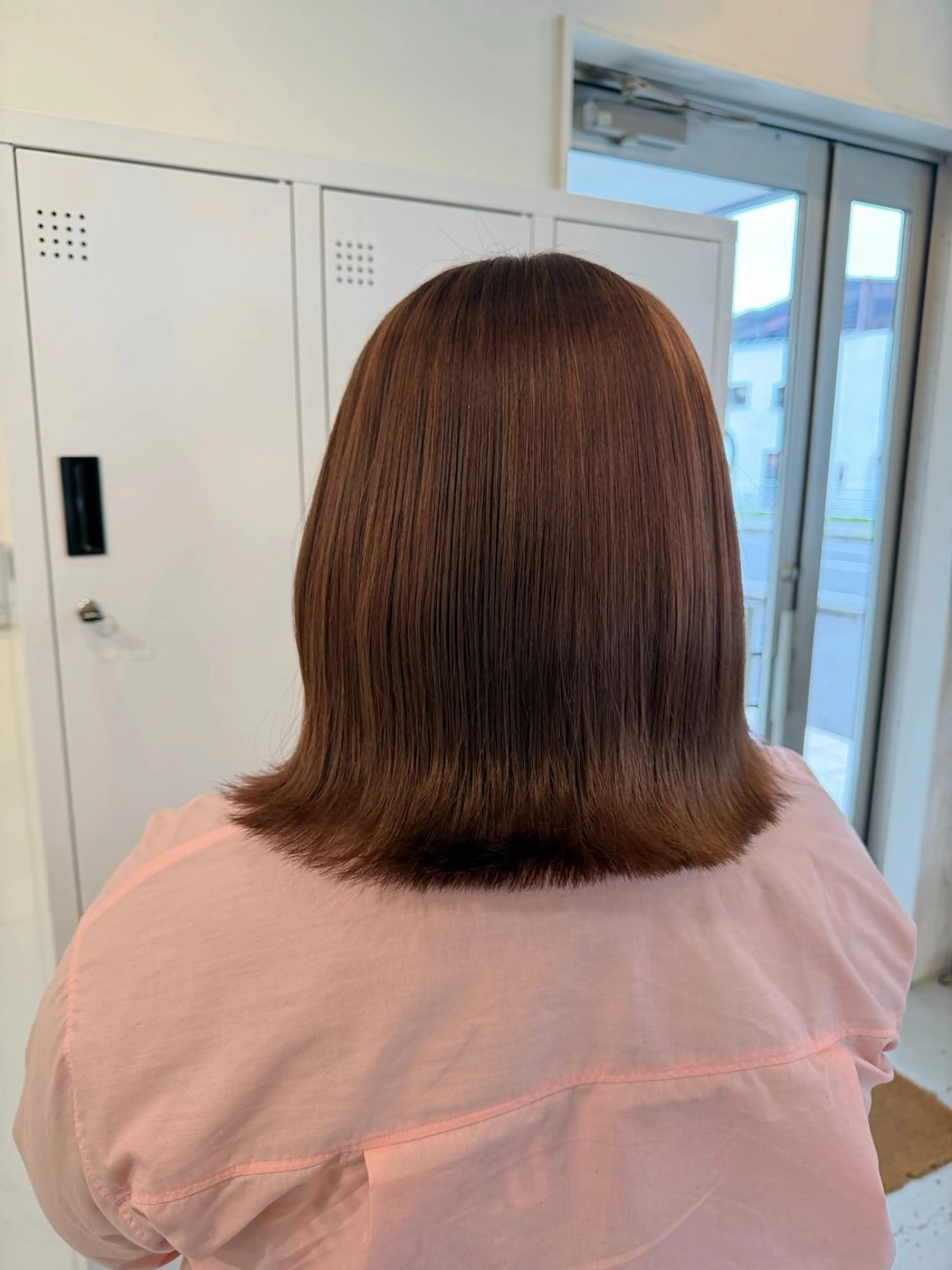 カラー ブラウンカラー ピンクカラー Gigi Sakuraのヘアスタイル