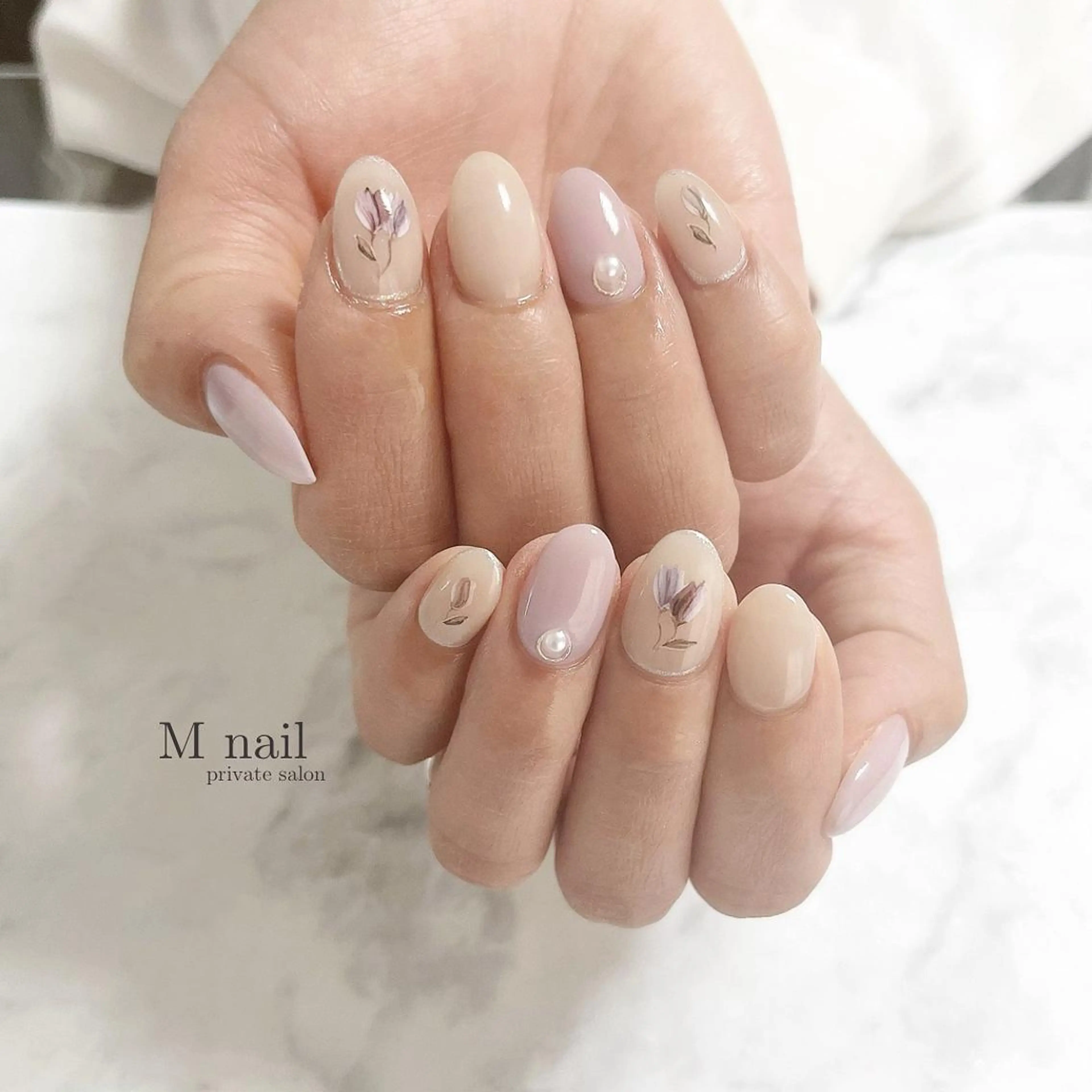 ネイル ハンドネイル M　nail所属・M nailのネイルデザイン