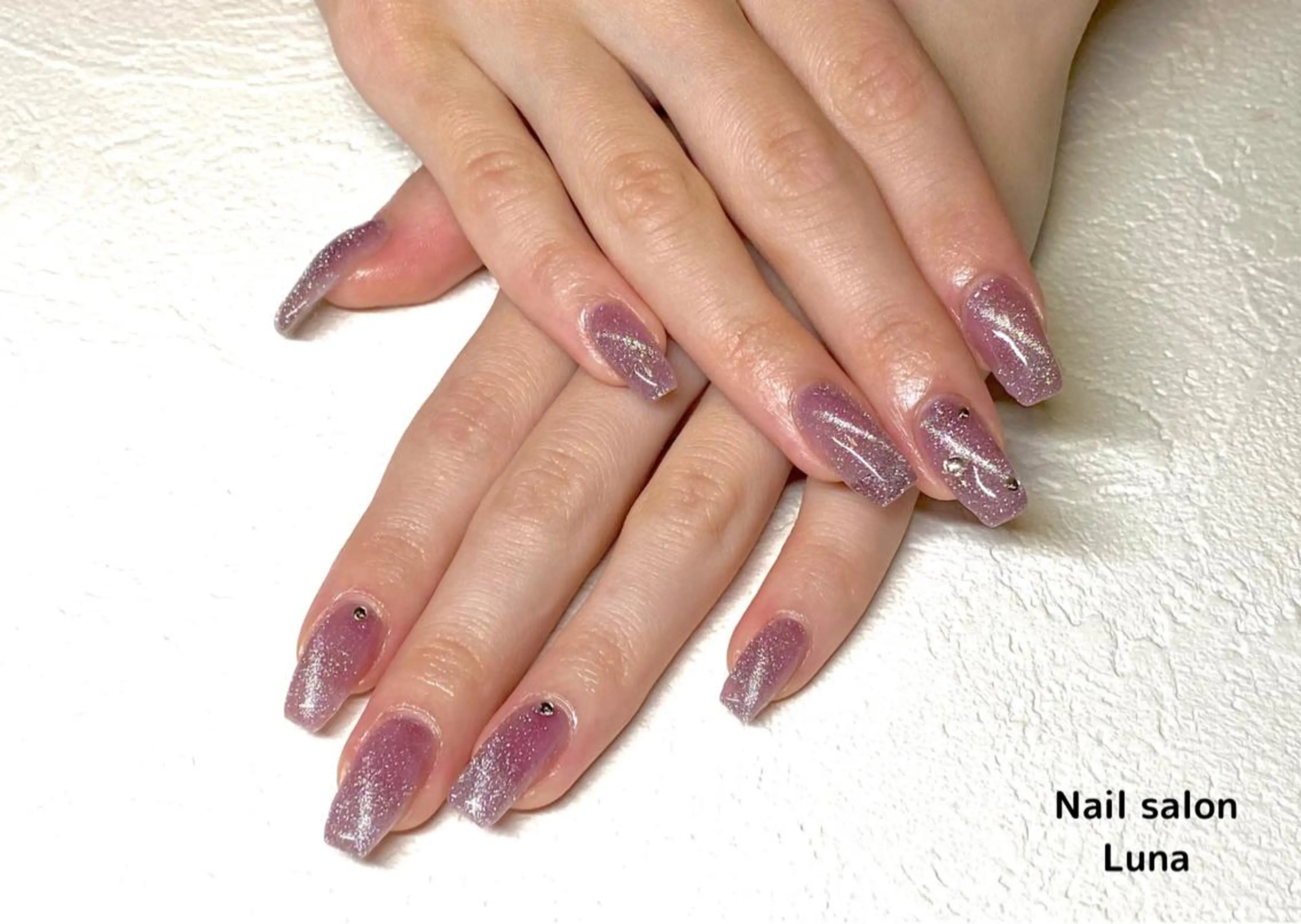 ネイル ジェルネイル マグネットネイル 加藤 美穂のネイルデザイン