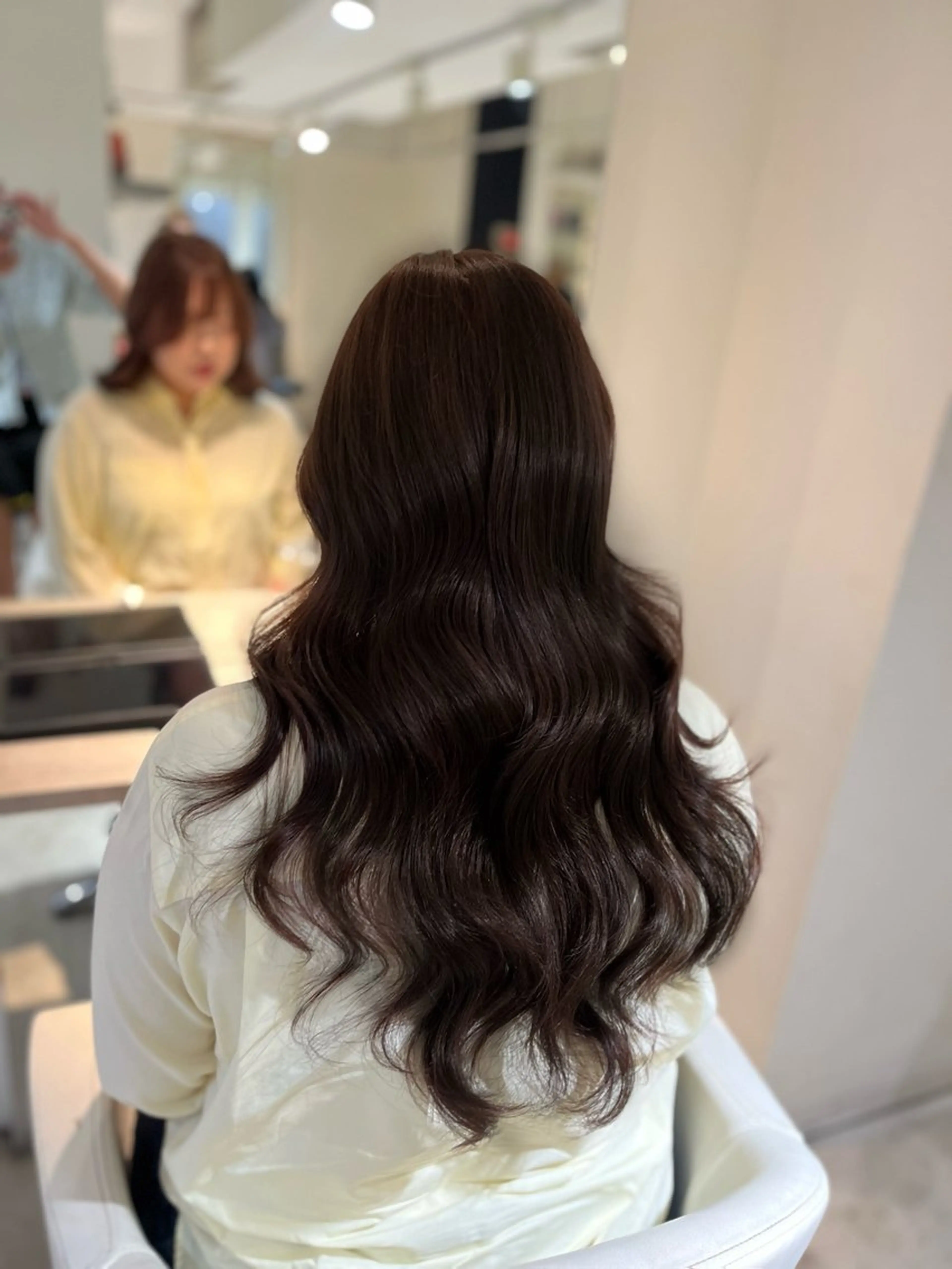 セミロング 髪質改善 似合わせカット トリートメント ヘアカラー トリートメント ♥️褒められ艶髪× 髪質改善/佑珠♥️のヘアスタイル