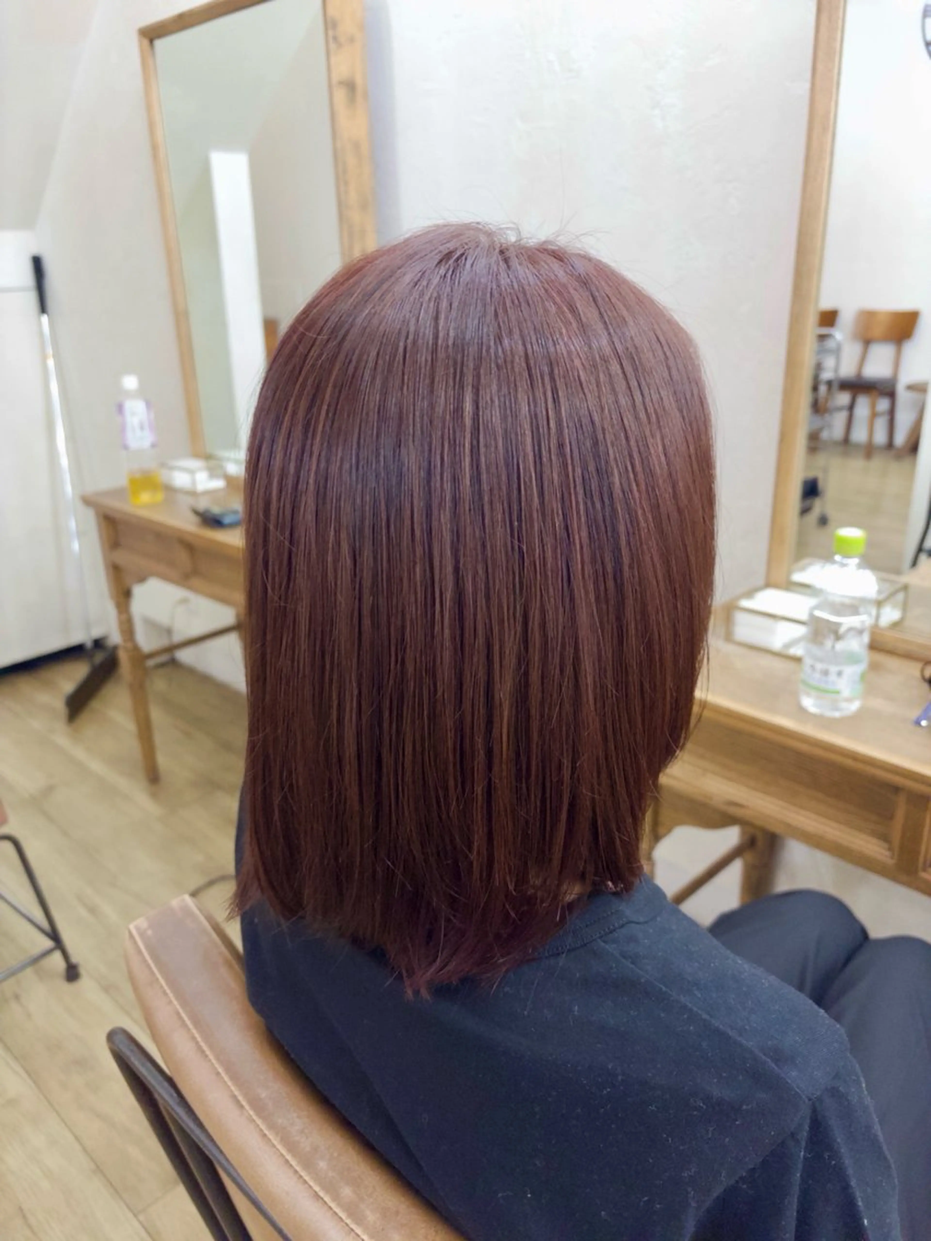 セミロング カラー ヘアカラー トリートメント SHO 👻原宿 /艶カラーのヘアスタイル