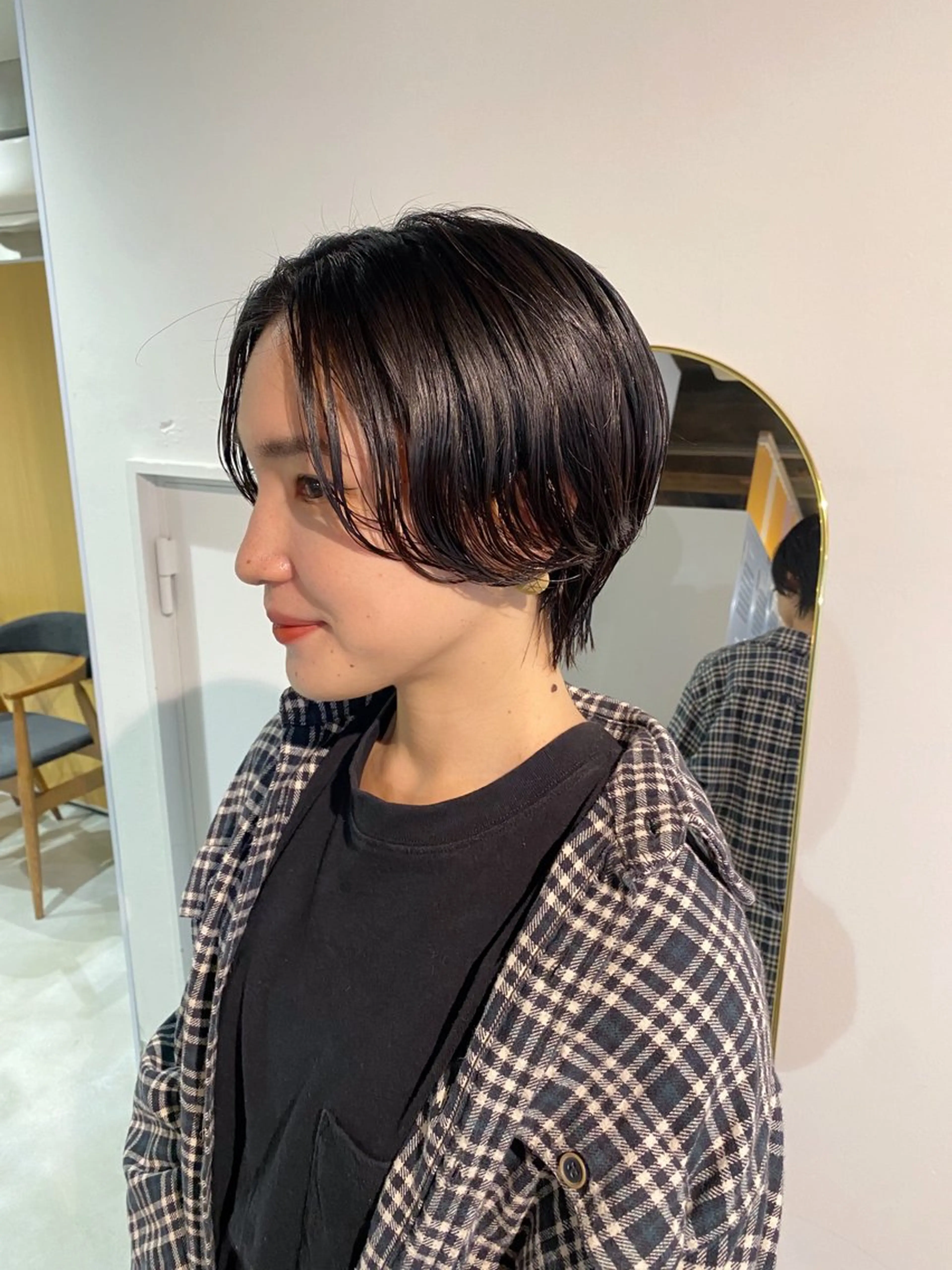 ショート ハンサムショート ショートヘア 安藤 結花のヘアスタイル