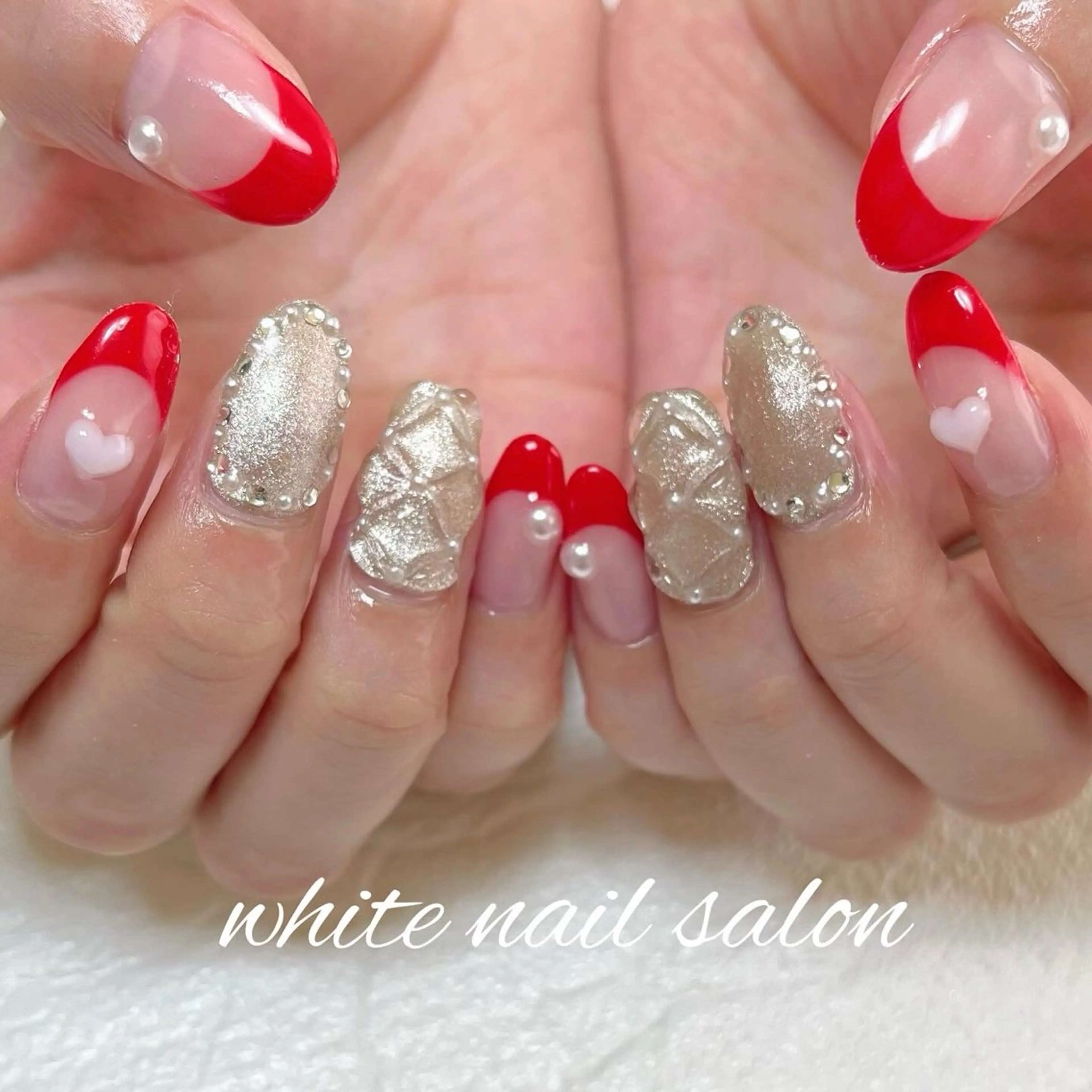 ネイル ハンドネイル white nail salonのネイルデザイン