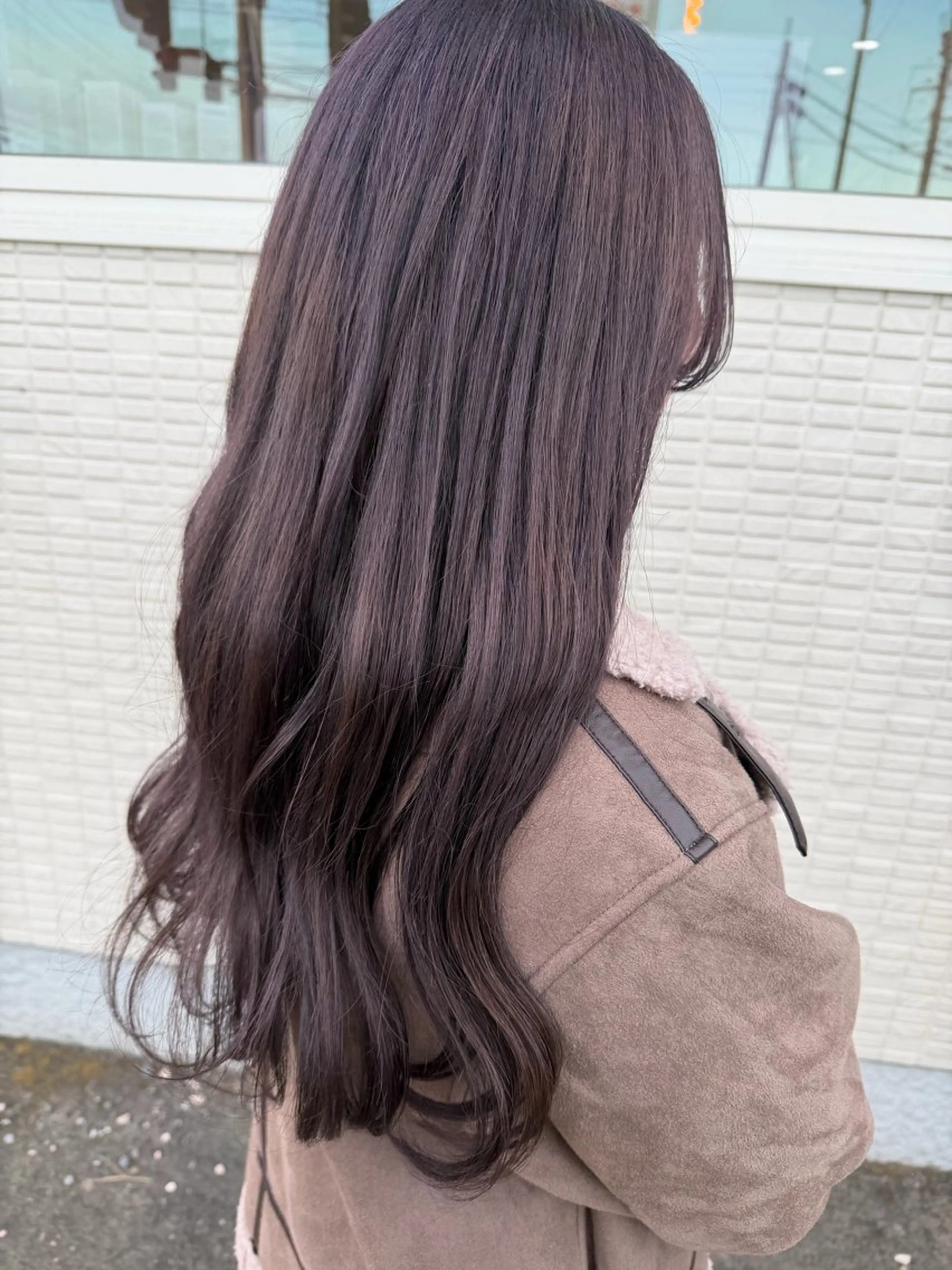 【ケアブリーチ】顔まわり/前髪カット＋ダブルカラーの写真