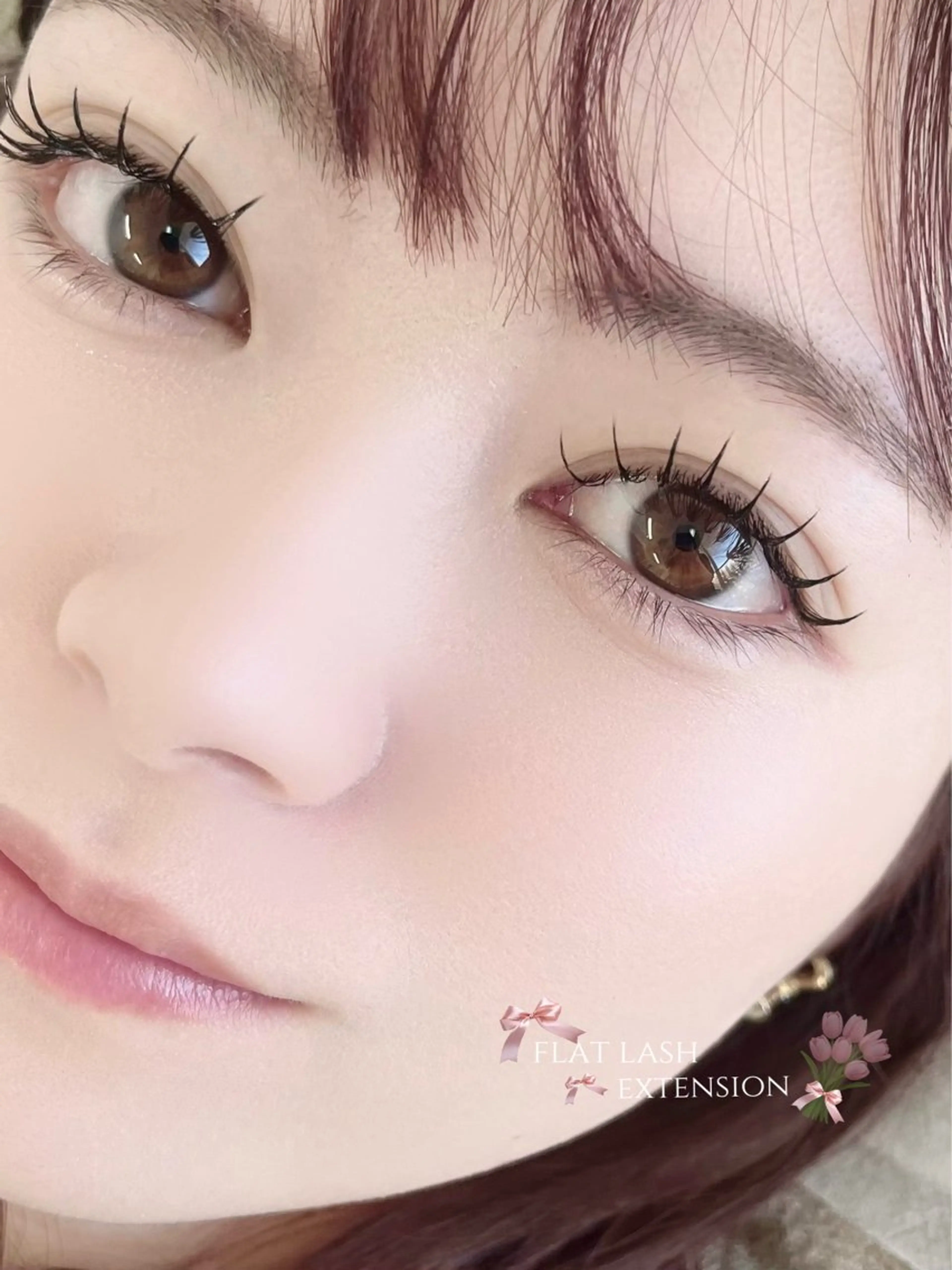 マツエク・マツパ 成人式 ナチュラル マツエク 佐藤 実優のマツエク・マツパデザイン