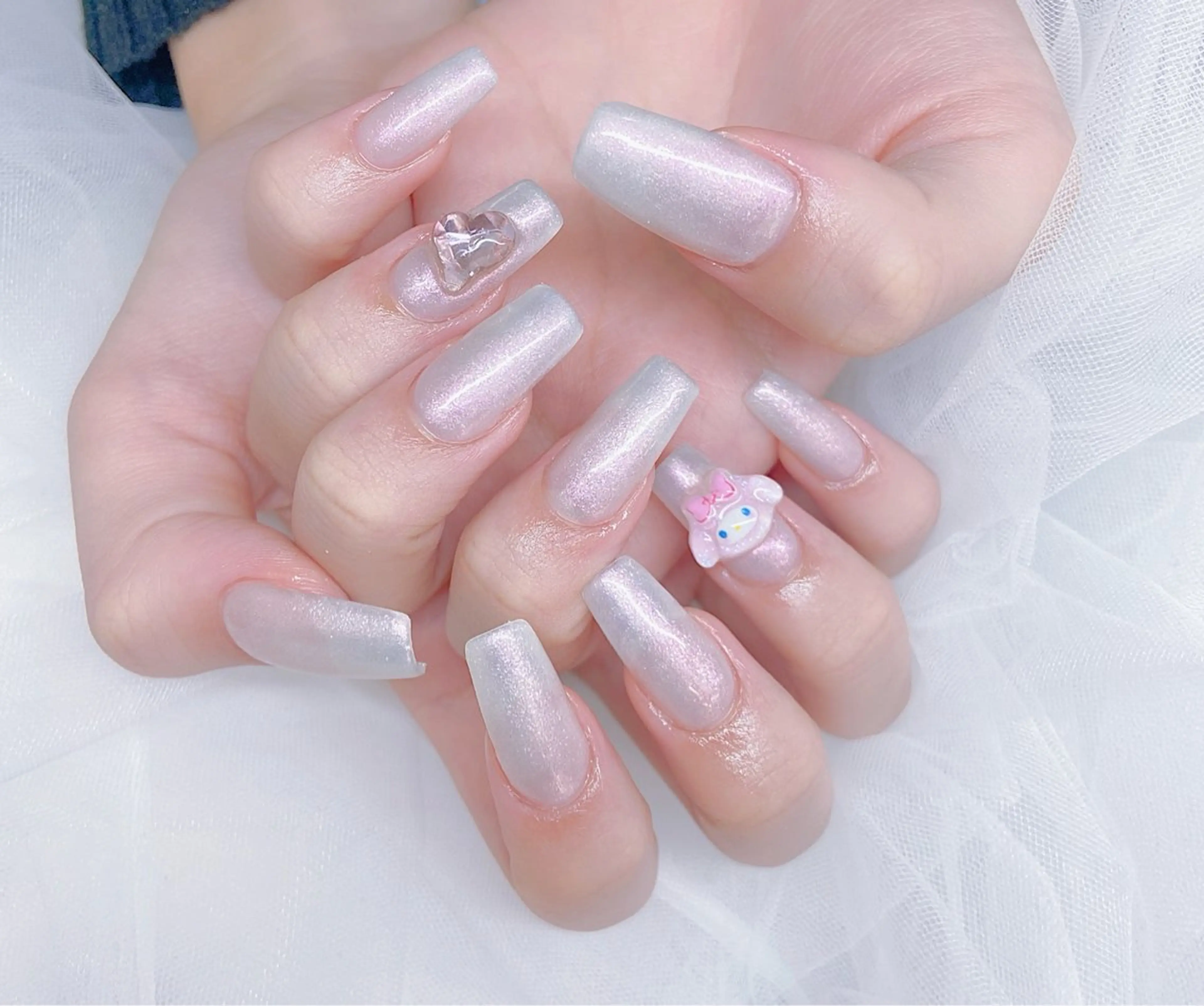 ネイル フットネイル フレンチネイル ジェルネイル ガラスフレンチ 韓国ネイル ハンドネイル フットネイル The Nail & Eye Lashの眉毛・アイブロウイメージ