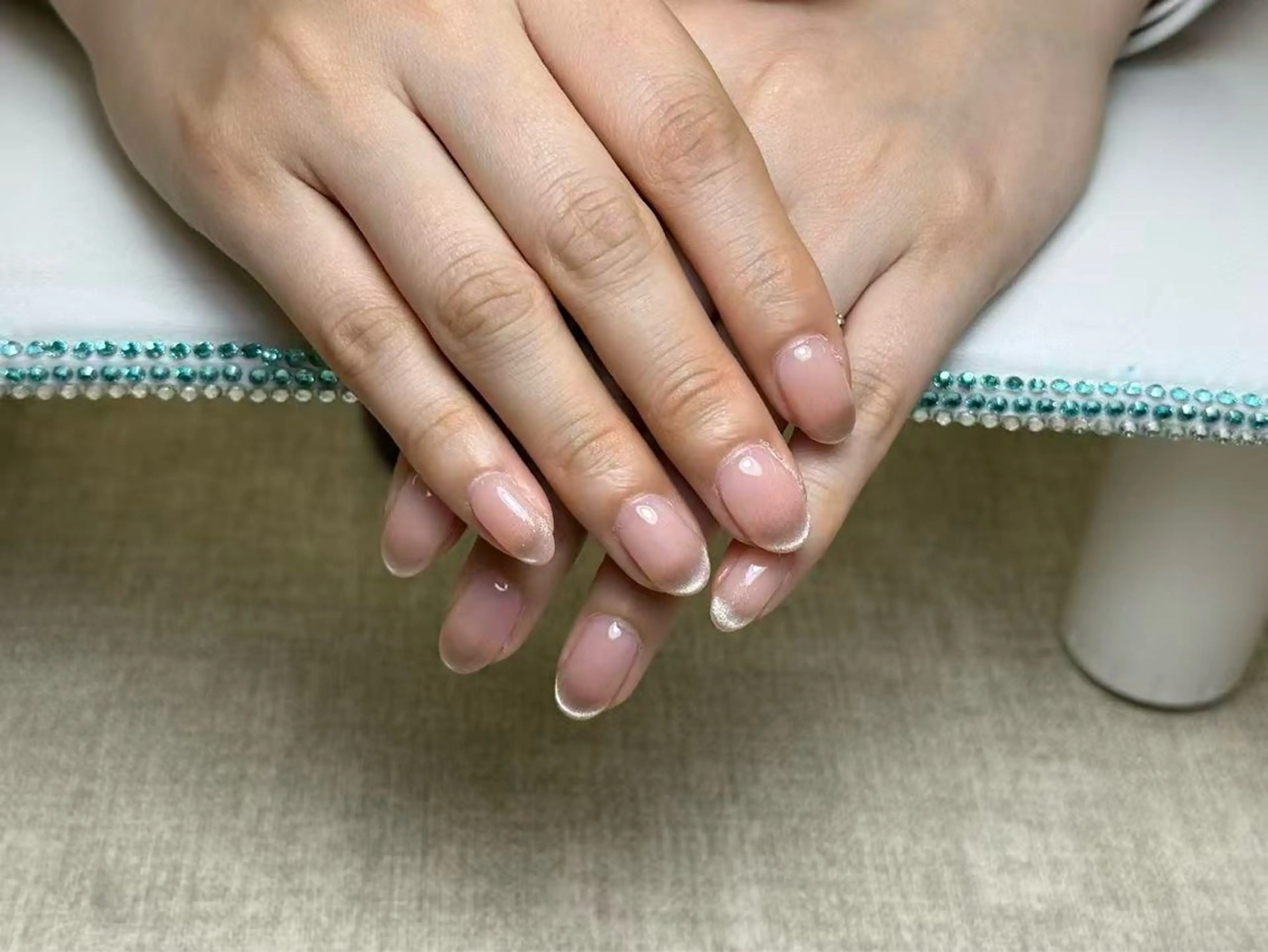 ネイル チークネイル フットネイル フレンチネイル ジェルネイル ガラスフレンチ ハンドネイル エニ Andyのネイルデザイン