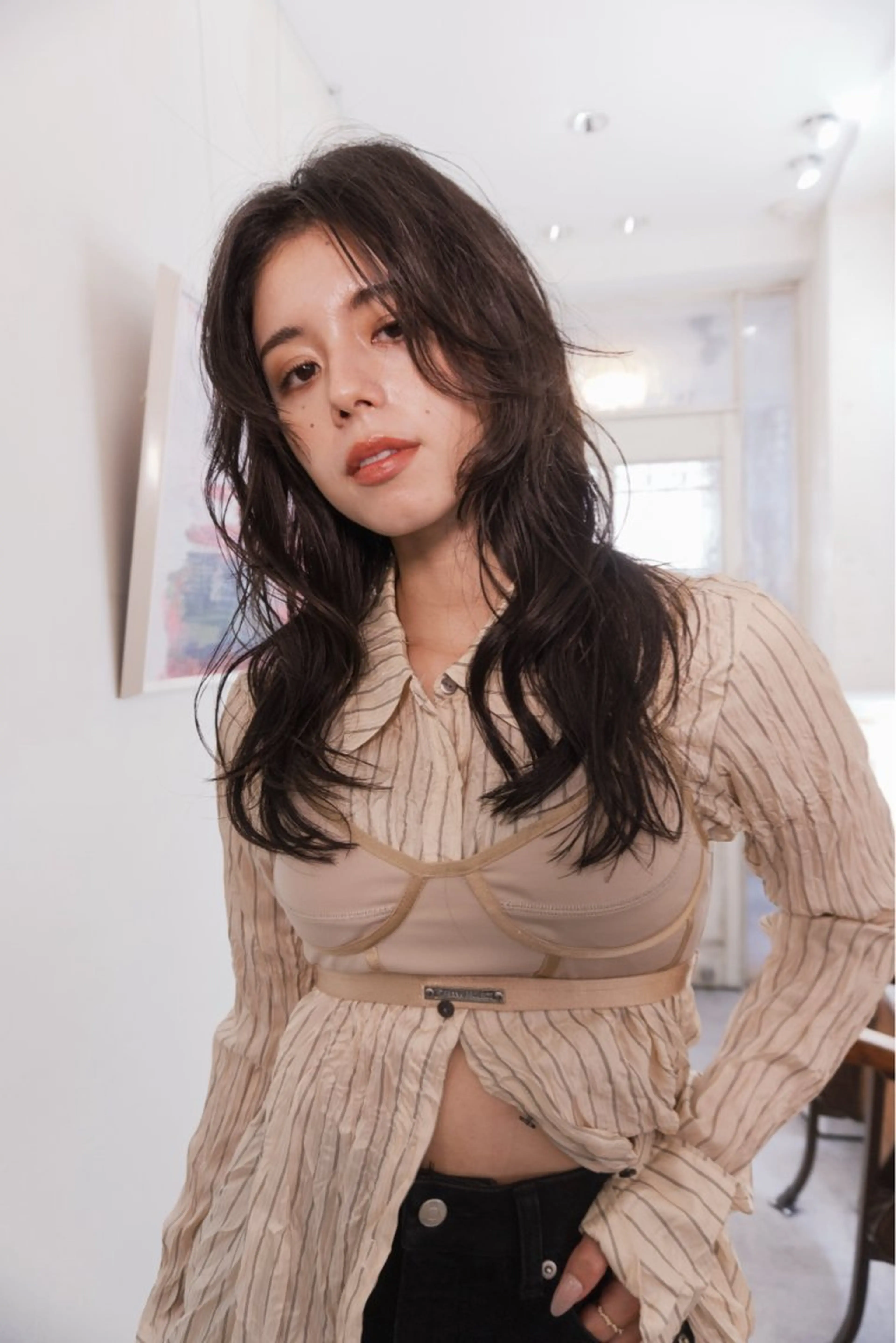 ロング カット レイヤーカット/ 管原久遠のヘアスタイル