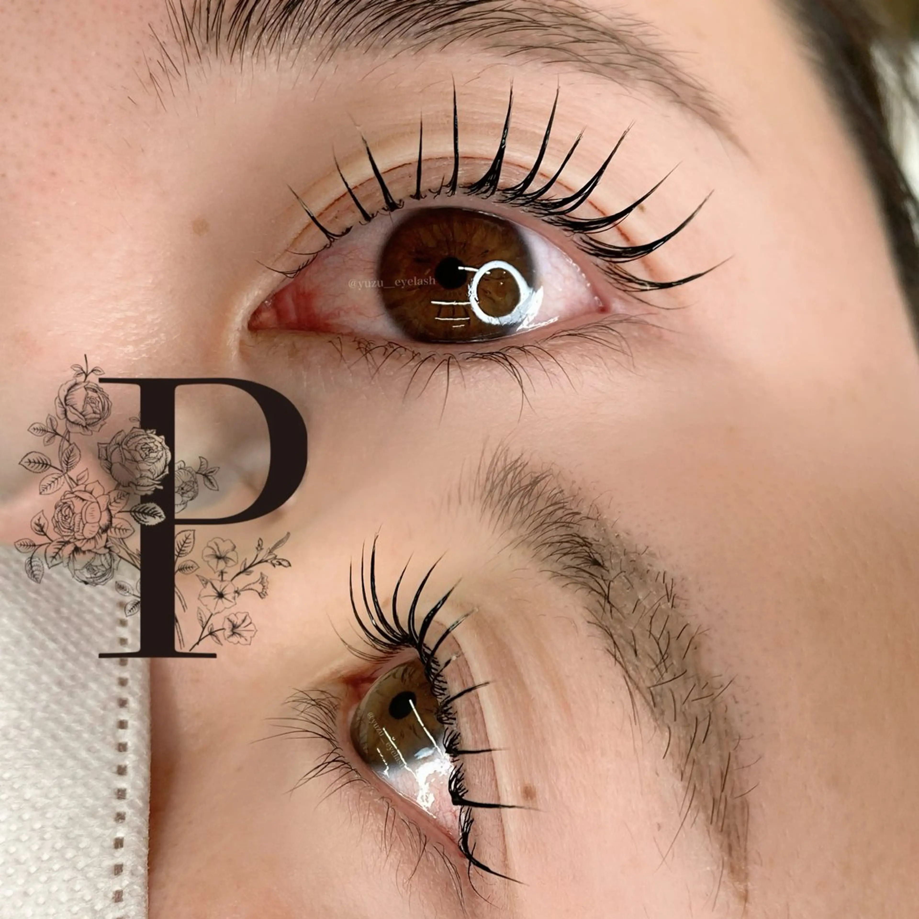 マツエク・マツパ パリジェンヌラッシュリフト cureアイラッシュ 🌹YUZU🌹のマツエク・マツパデザイン