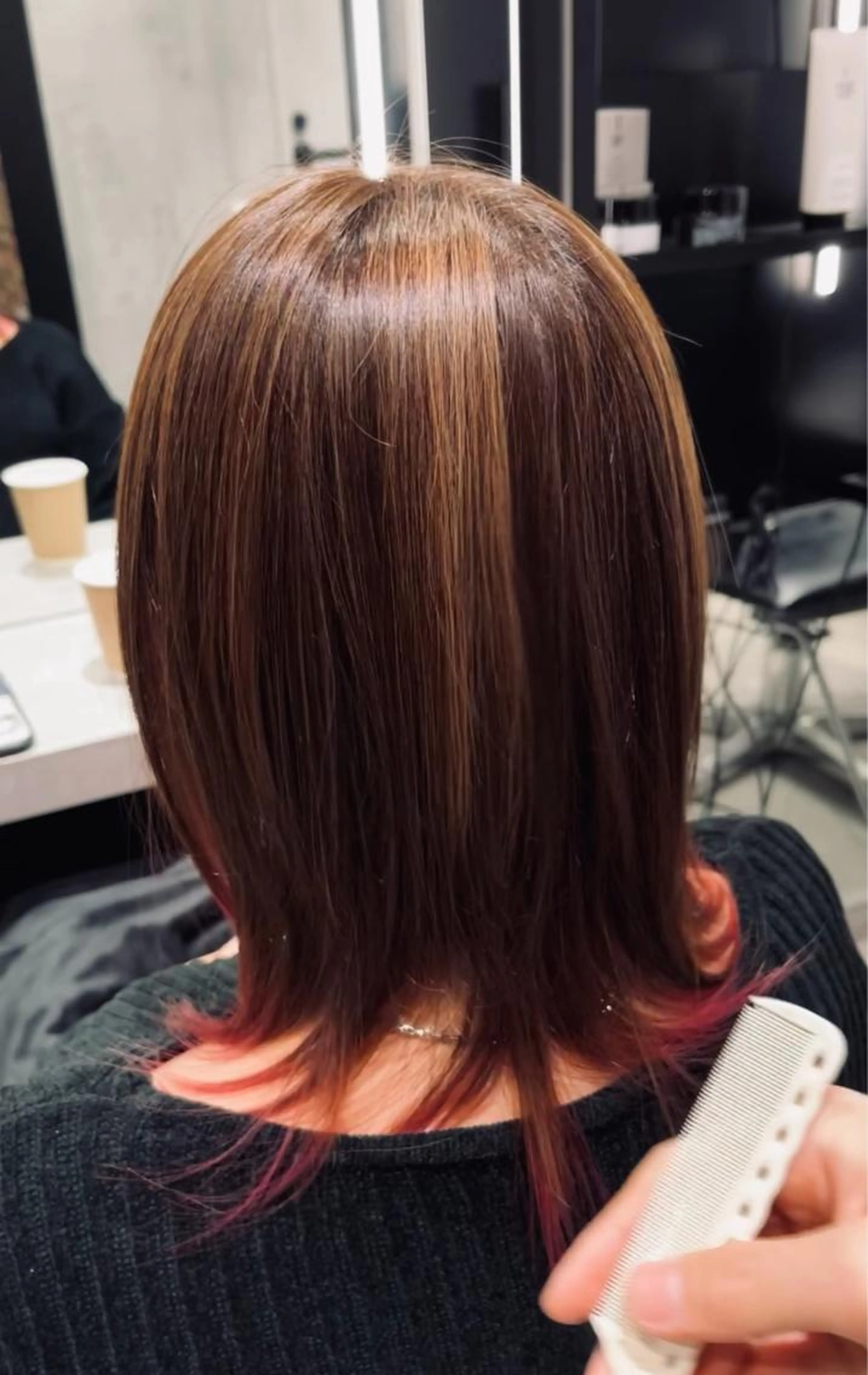 【1・2月限定!髪質改善メニュー!】カット+縮毛矯正+トリートメントの写真