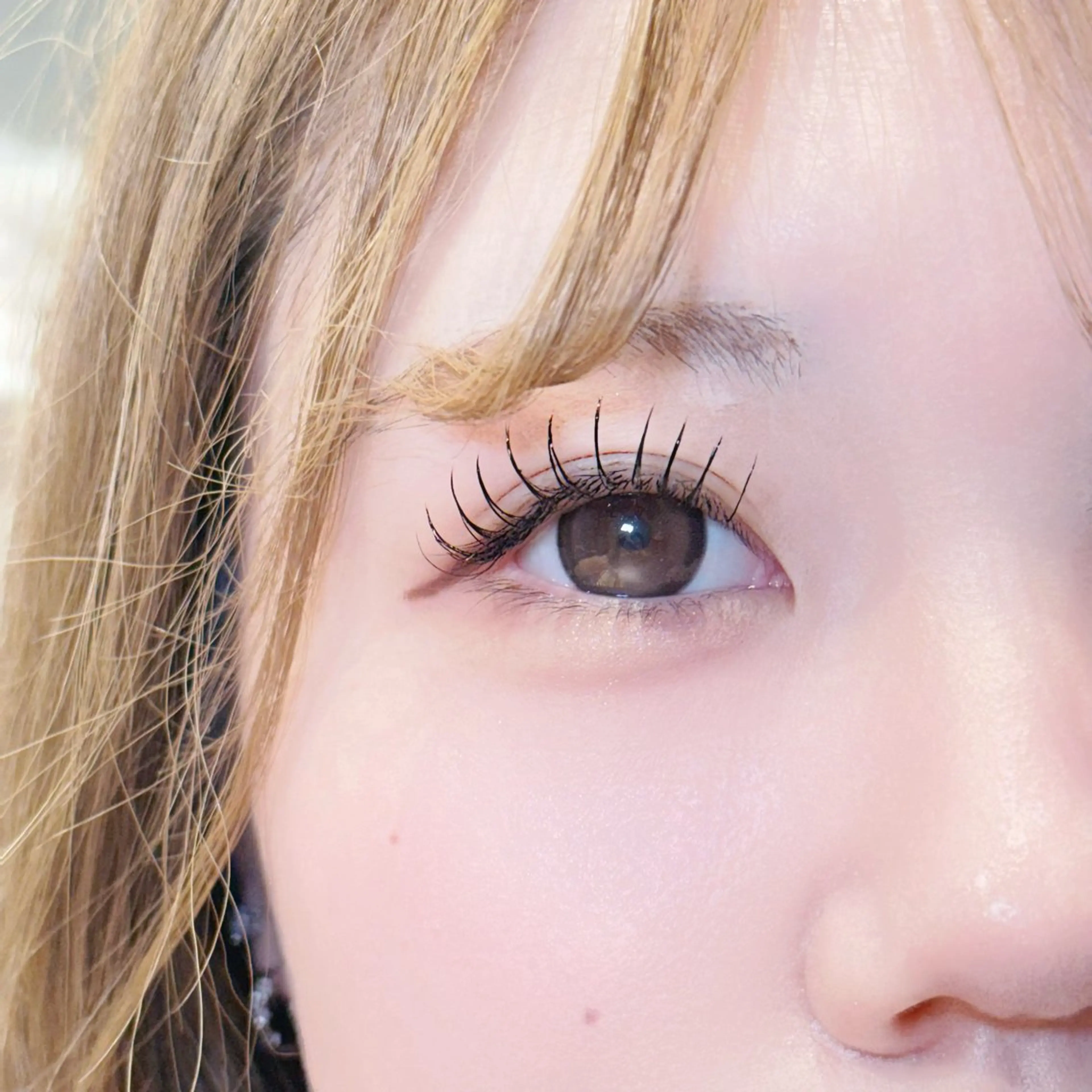 マツエク・マツパ 成人式 Dカール フラットラッシュ マツエク cherien eyelash&eyebrow(salon village)所属・梅津/cherien 渋谷・明治神宮前のマツエク・マツパデザイン