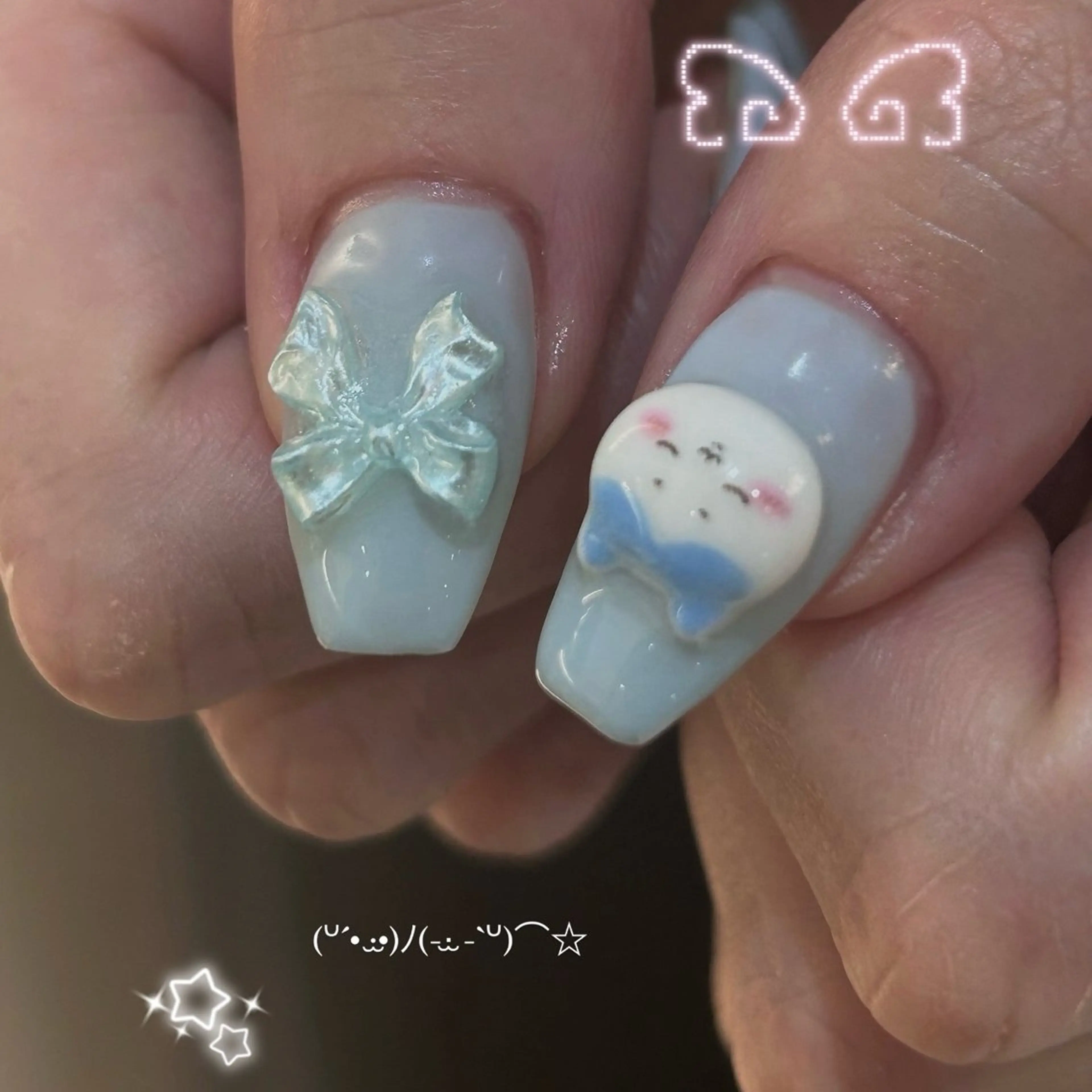 ネイル 持ち込み mikoto 🎀 艶々美フォルムのネイルデザイン