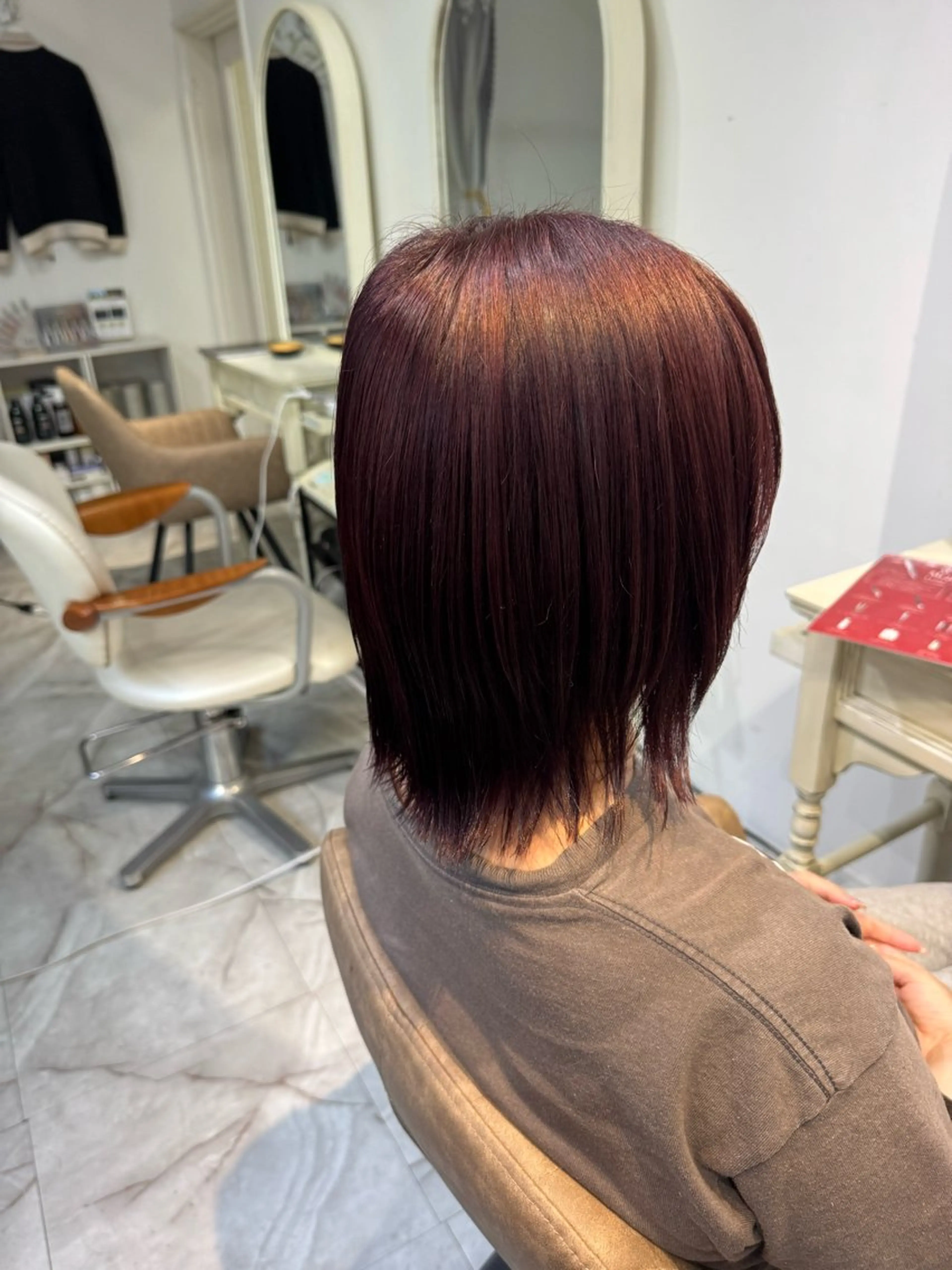 ミディアム カラー ブリーチ ピンクカラー バイオレットカラー カット ヘアカラー トリートメント 3日空きあり 🌟misatoのヘアスタイル