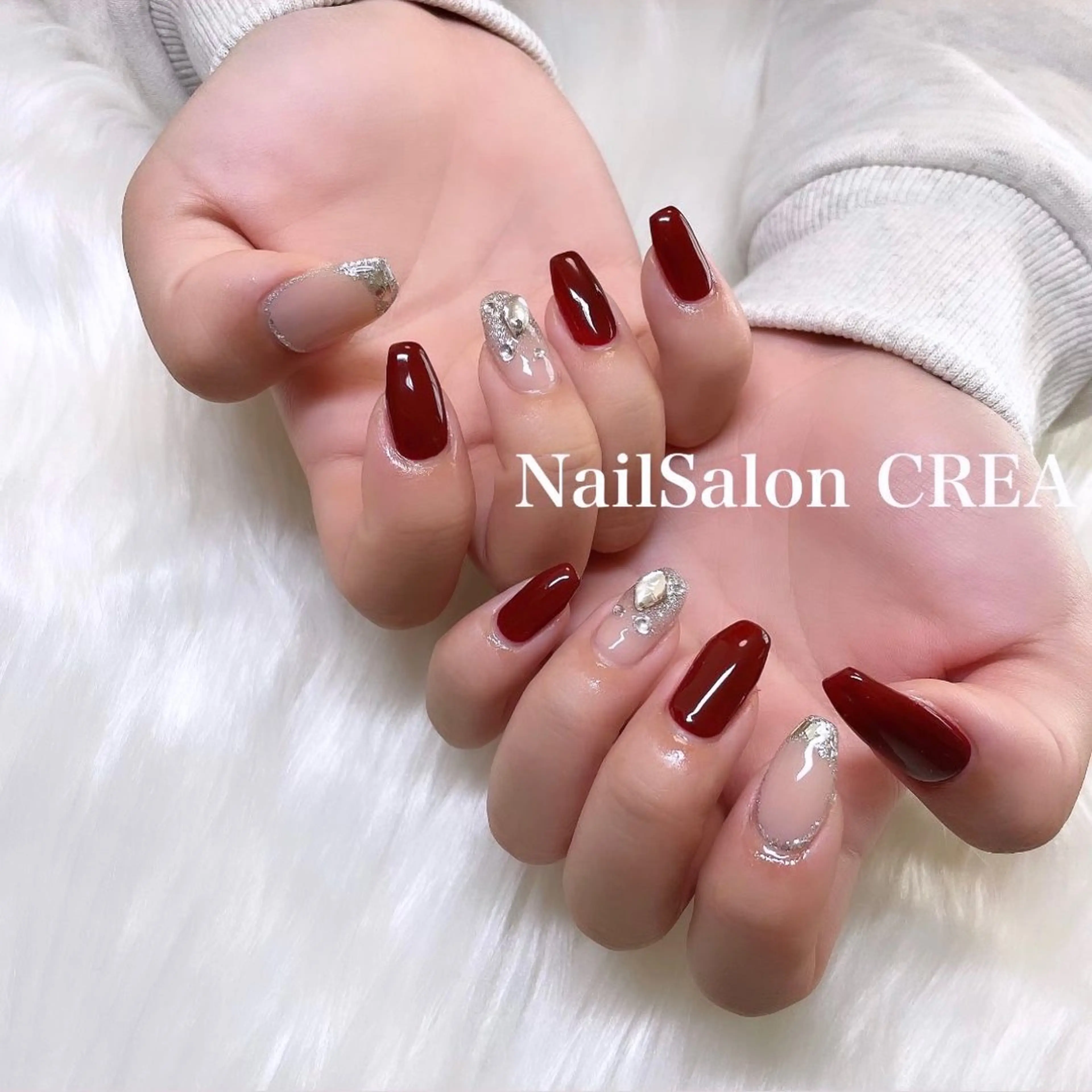 ジェル4本アートの写真