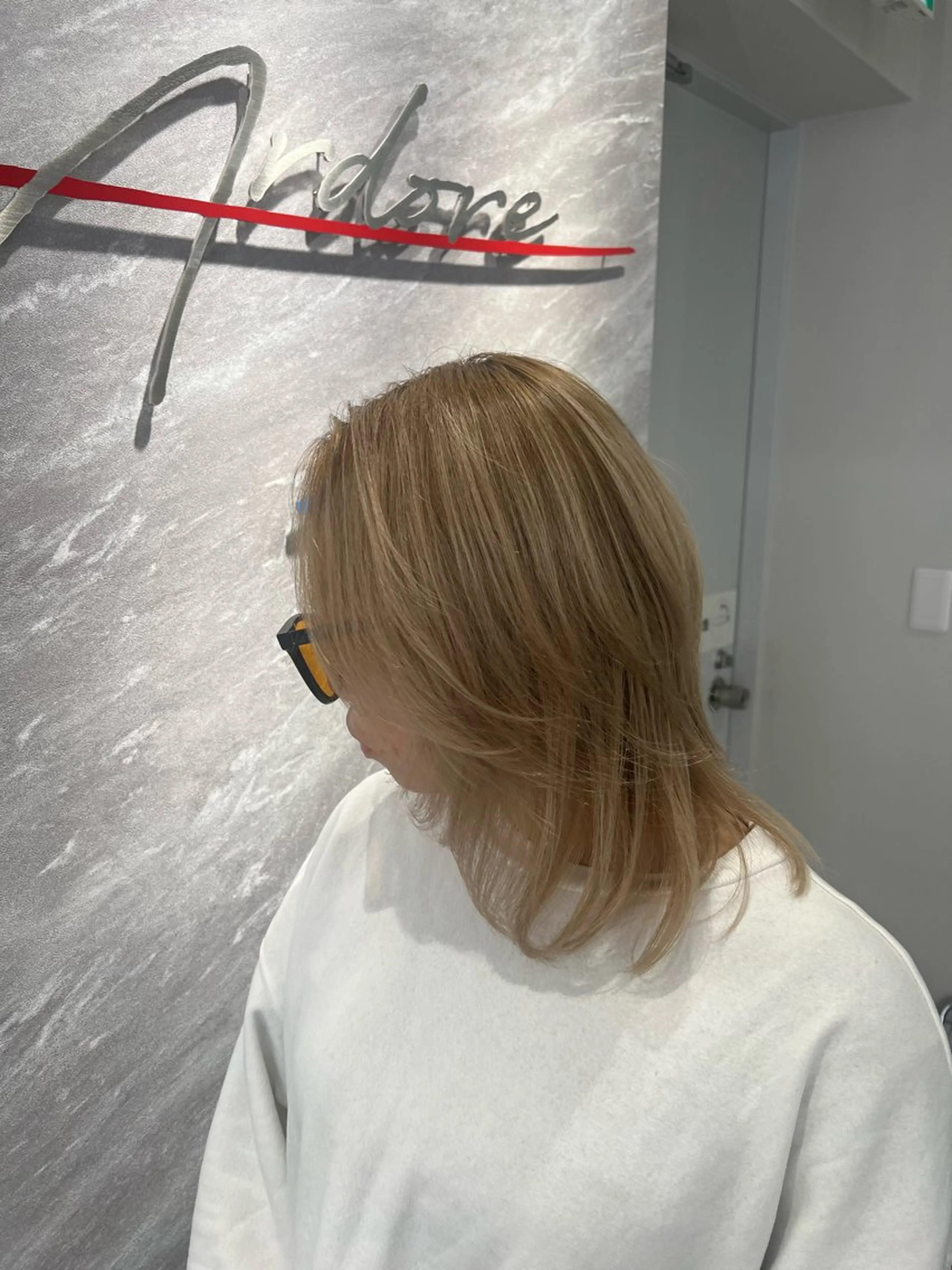 カラー eco/堀江/ 艶カラー/髪質改善のヘアスタイル