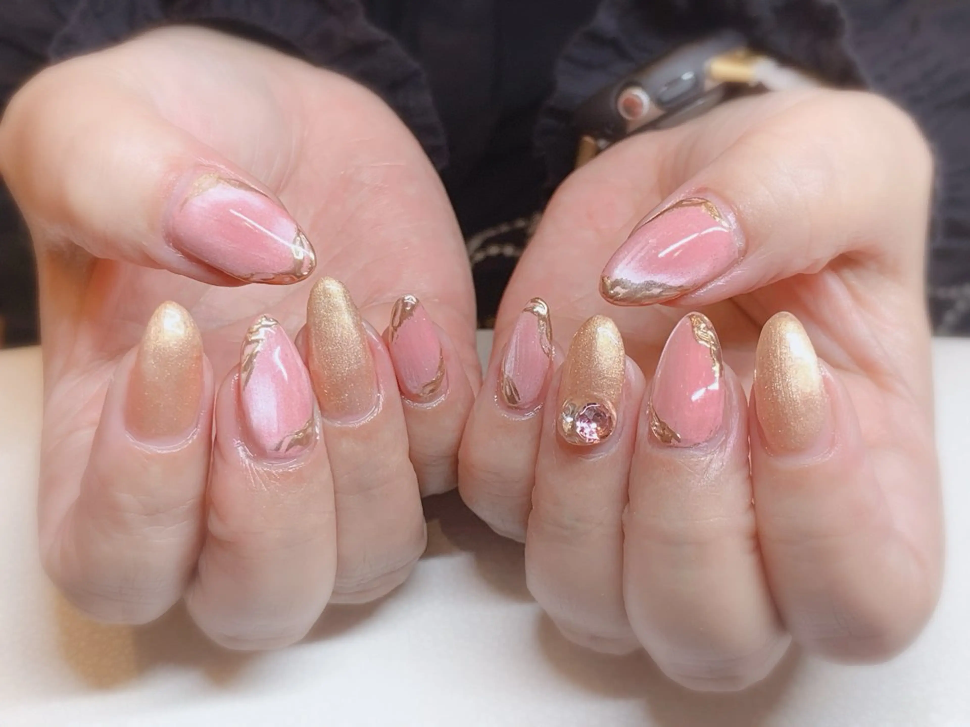 ネイル マグネットネイル ミラーネイル ハンドネイル NAIL__ KOKOのネイルデザイン