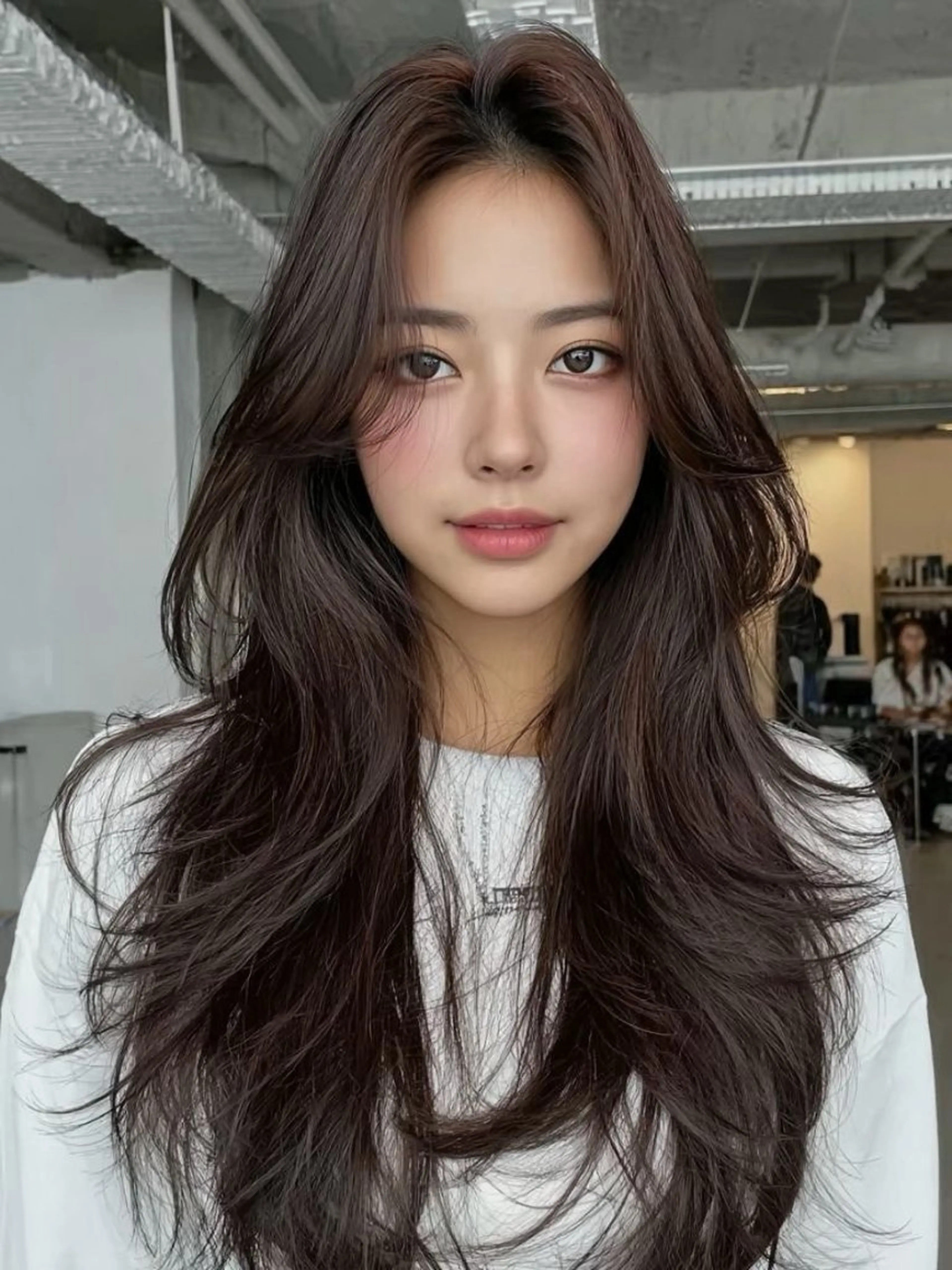 ロング カラー ☁️透明感カラー× レイヤー ☁️ノアのヘアスタイル