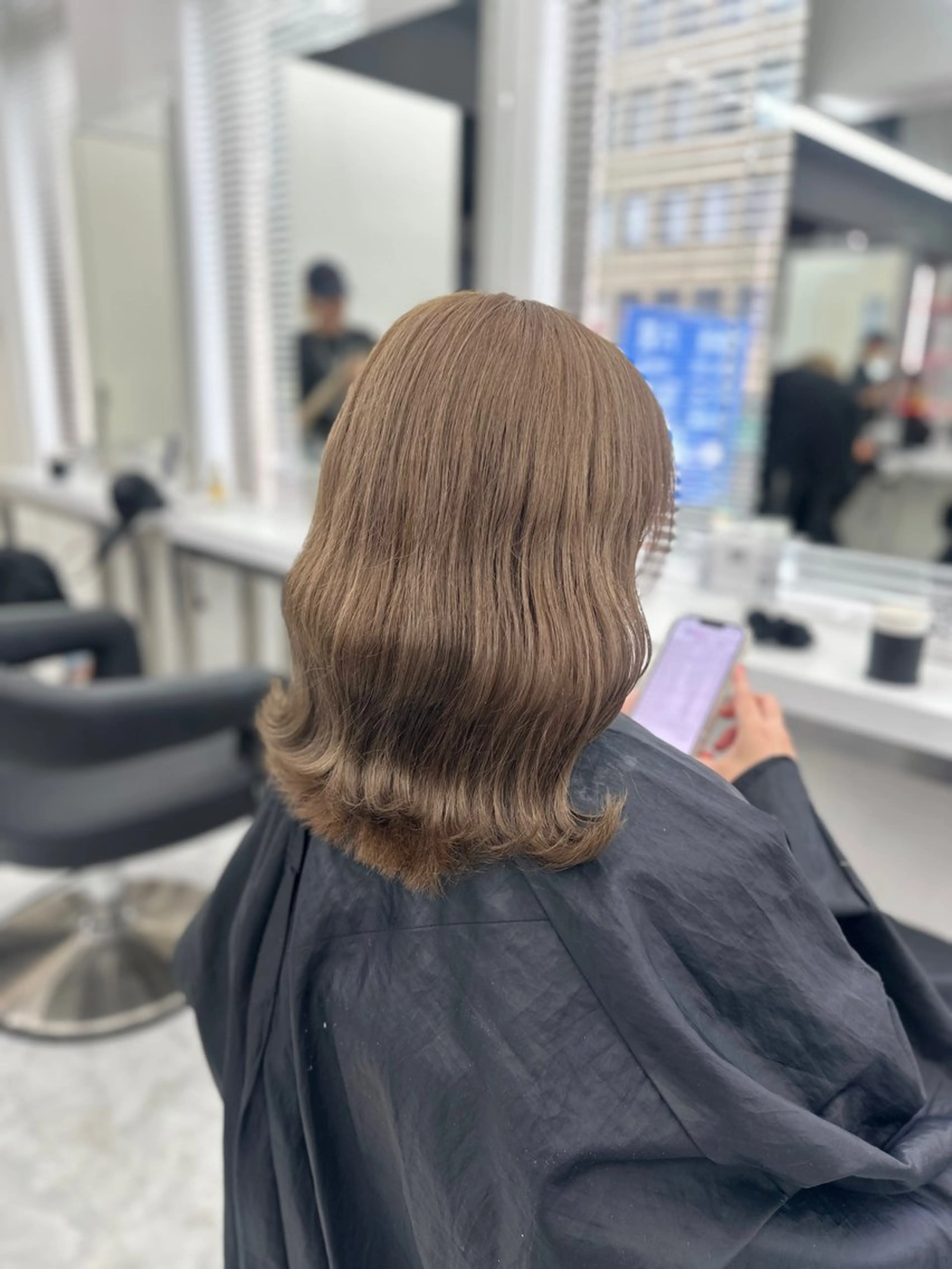 ロング カラー パーマ ヘアアレンジ メンズ キッズ ♥️韓国ヘア レイヤー♥️ゆりのヘアスタイル