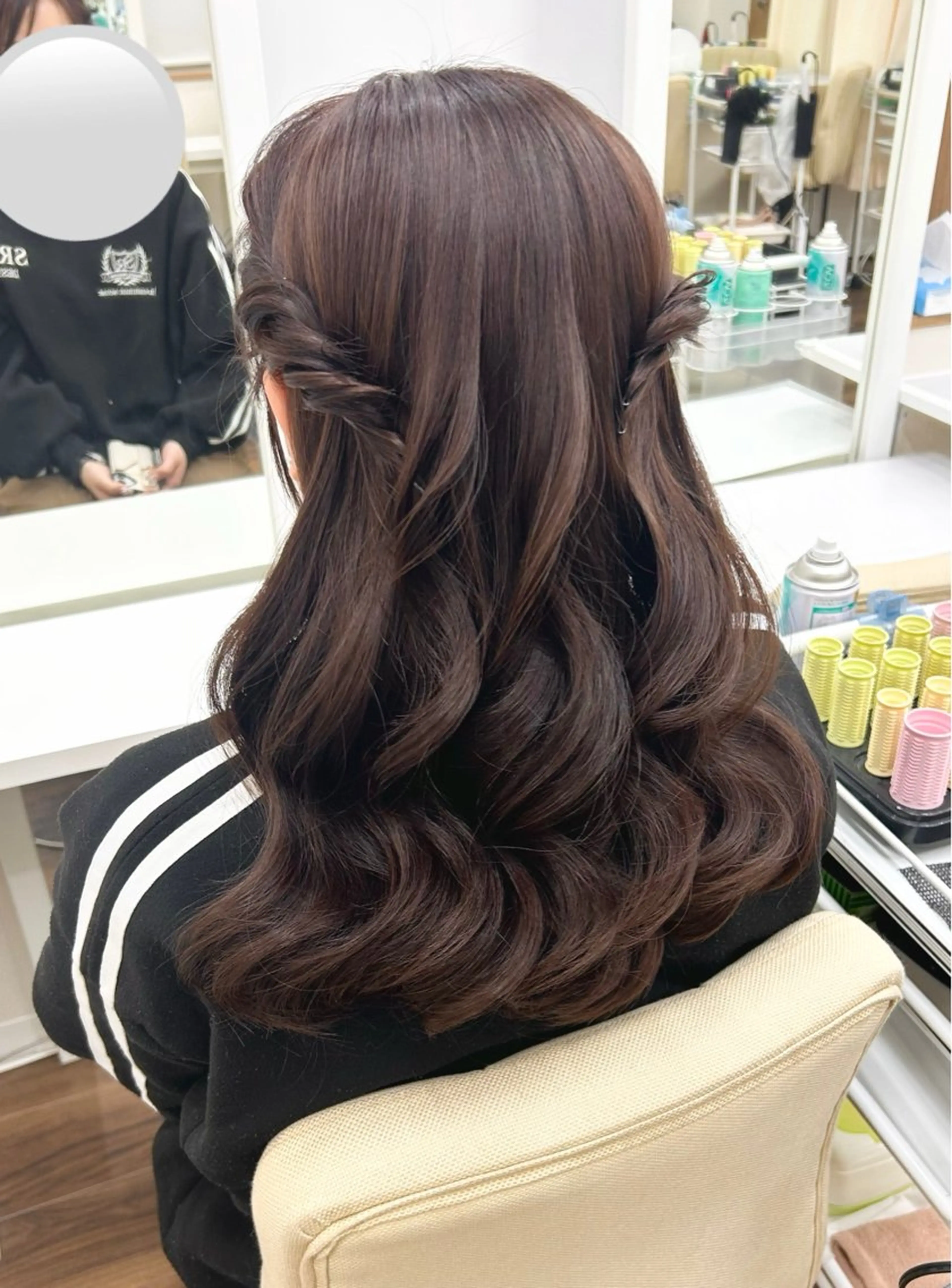 ロング ヘアセット YUMEYAKATA 五条店のヘアスタイル