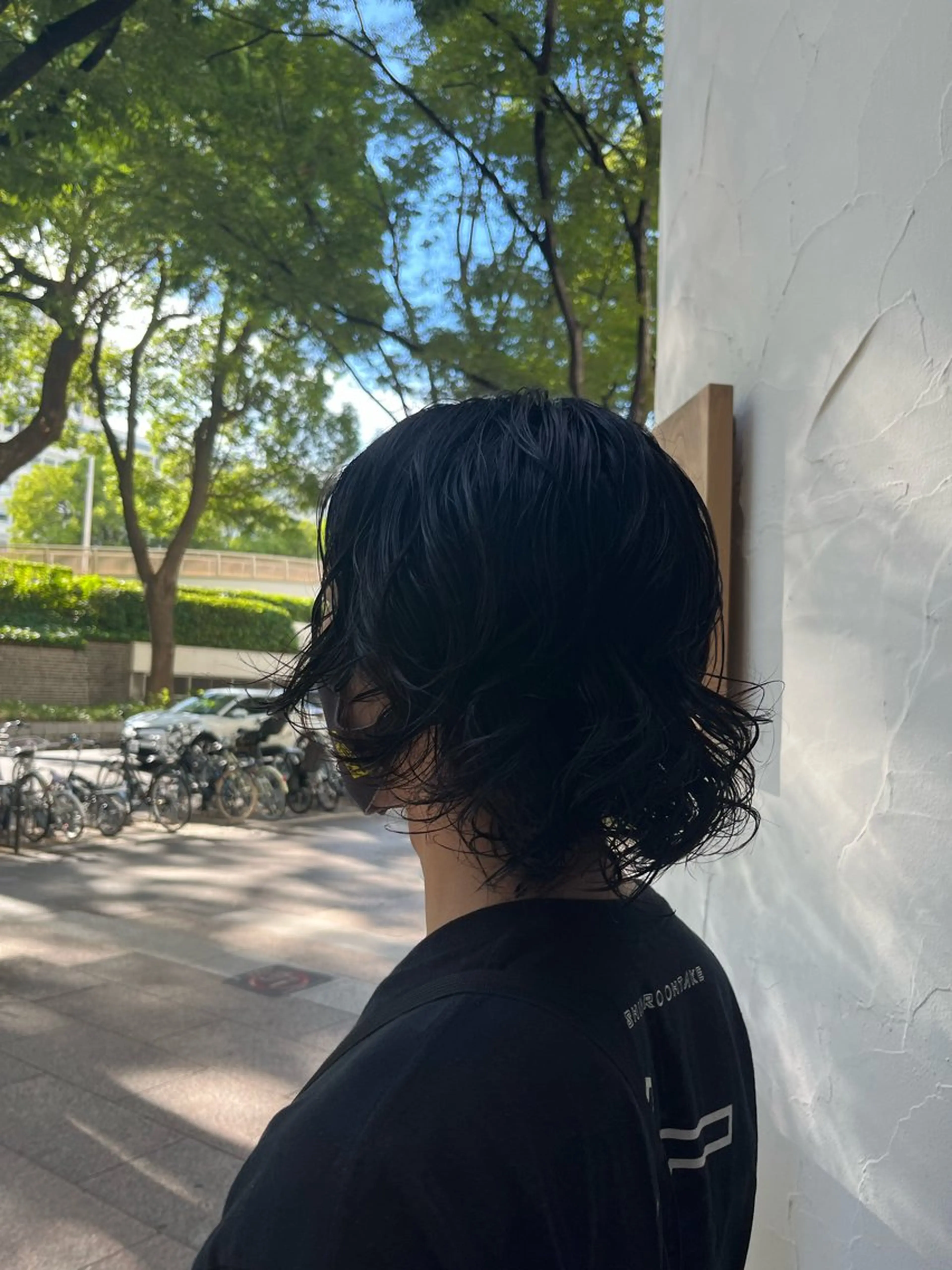 パーマ メンズ 山口 陸のヘアスタイル