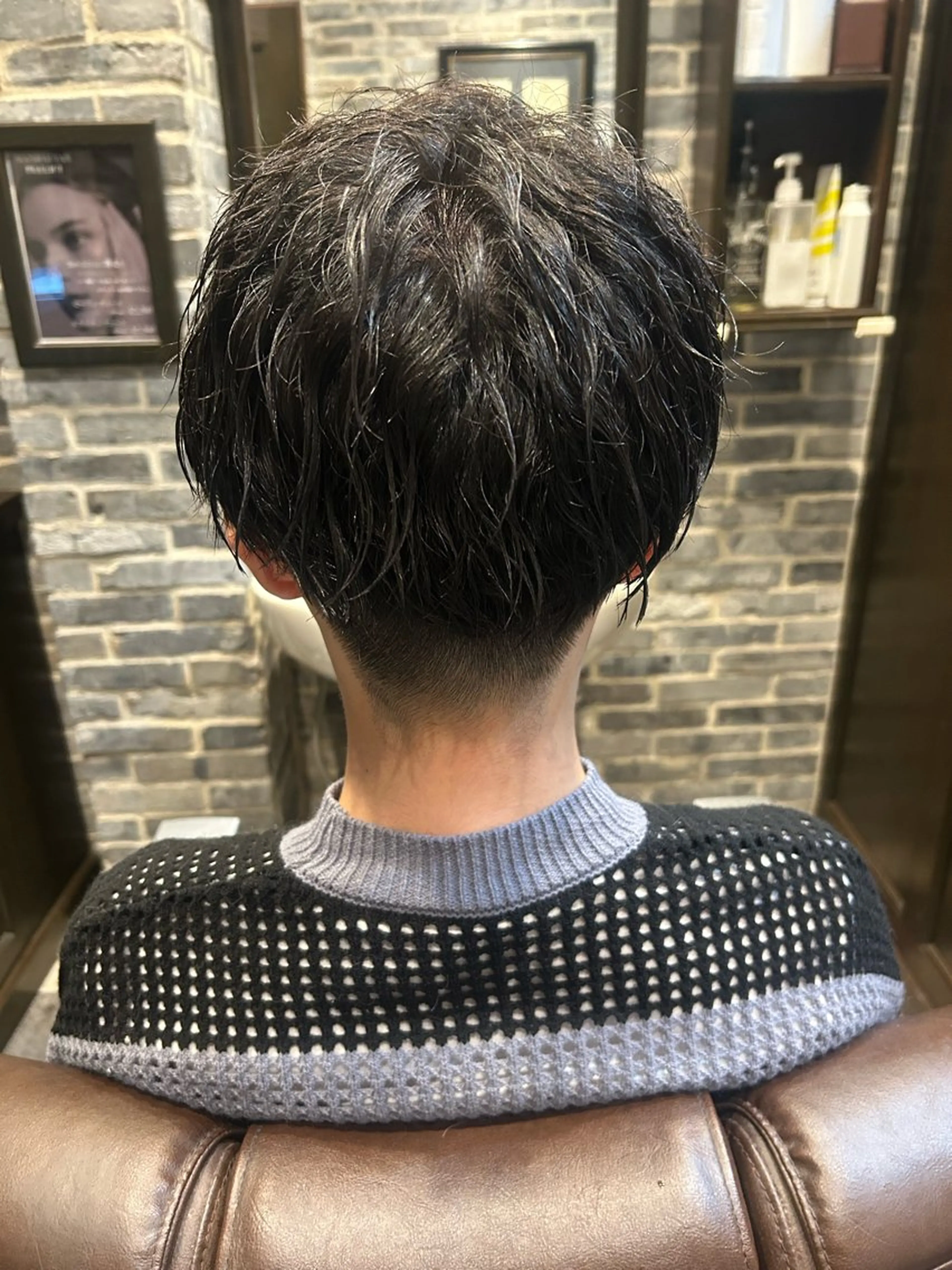 ミディアム 佐藤 功樹のヘアスタイル