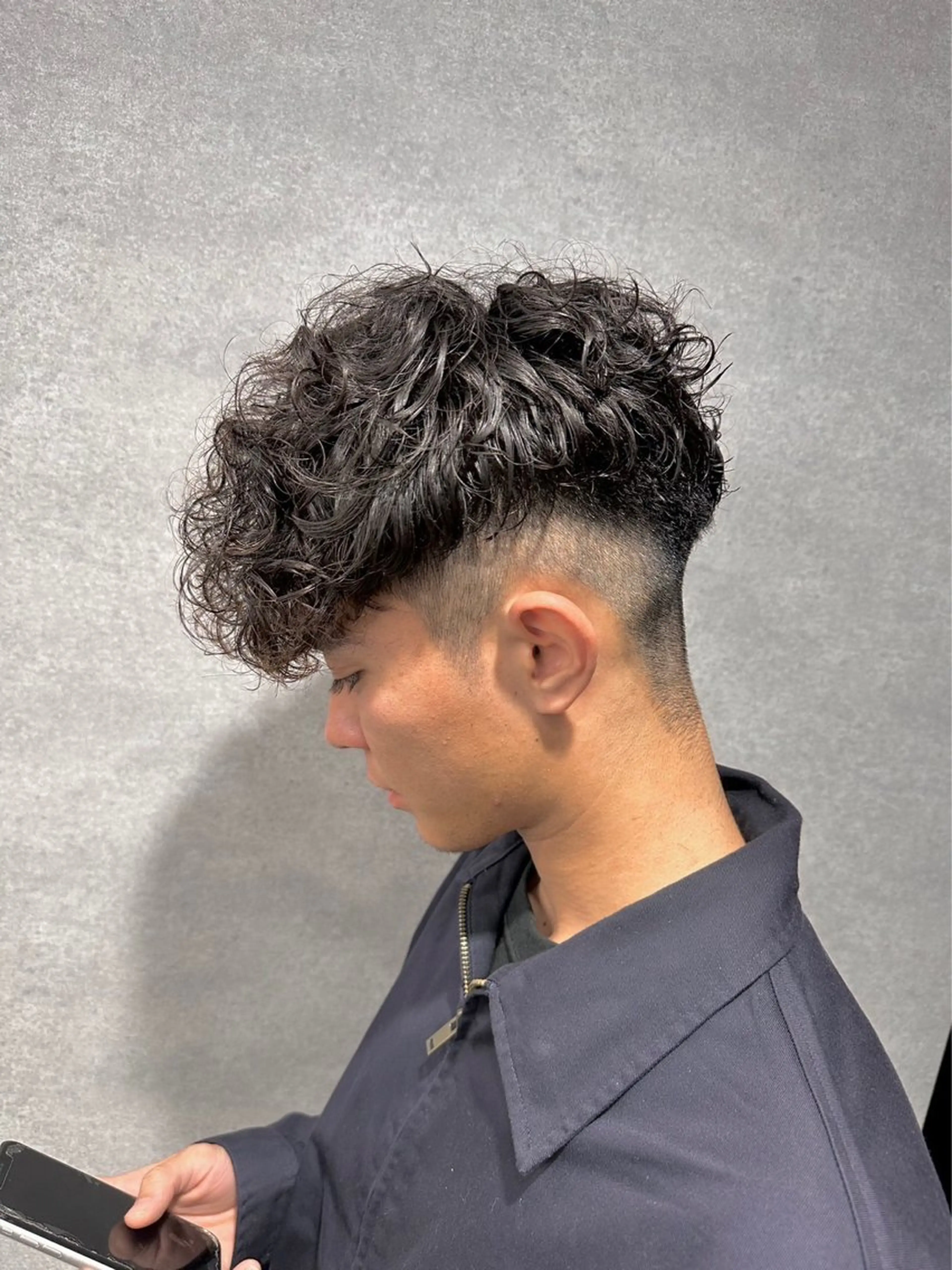 パーマ メンズ men's特化 値段以上の仕上がりにのヘアスタイル