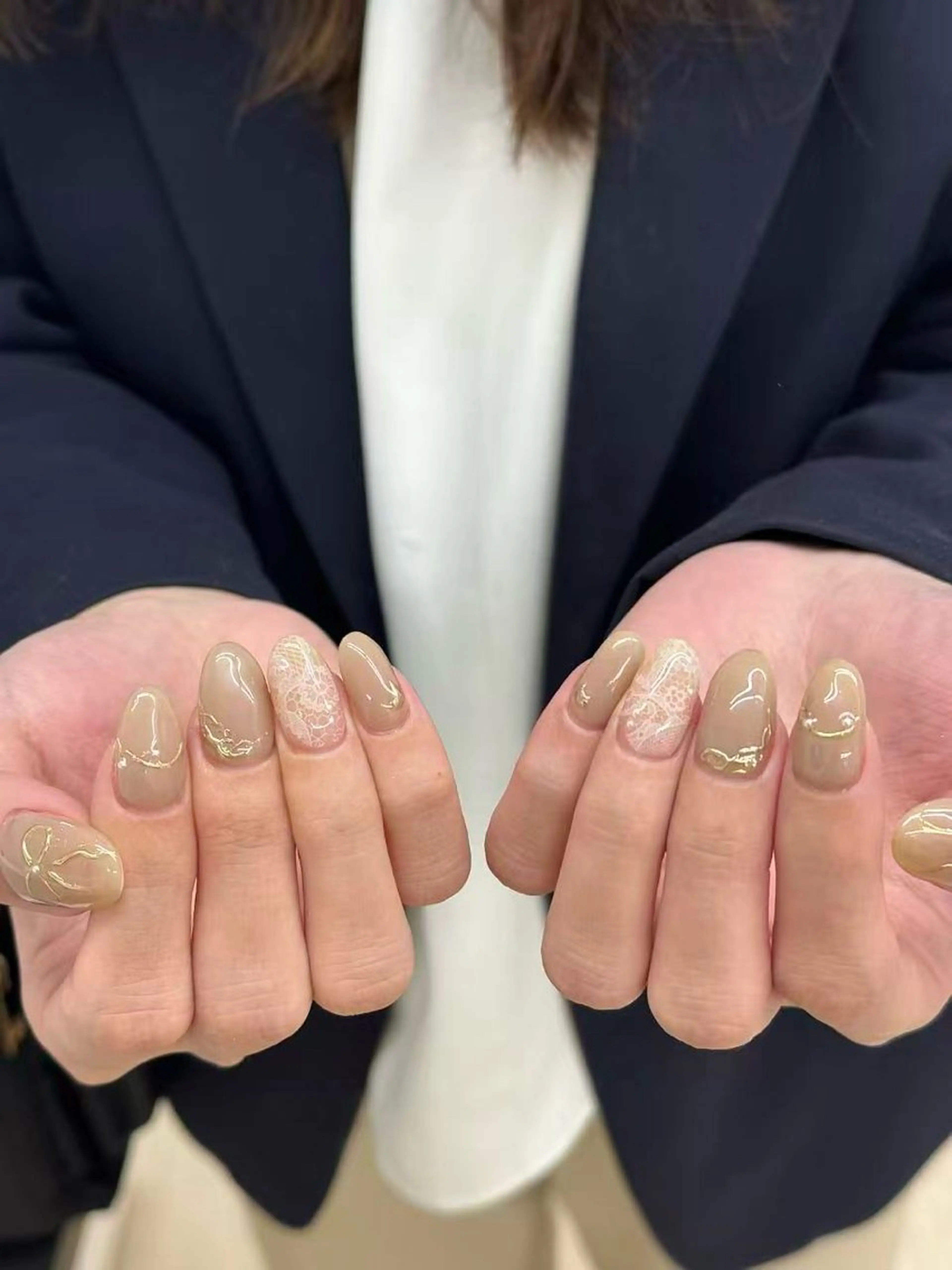 ネイル 長さ出し フットネイル ジェルネイル マグネットネイル 持ち込み ハンドネイル ハンドケア OCEAN nail パラジェル　取扱い店のネイルデザイン