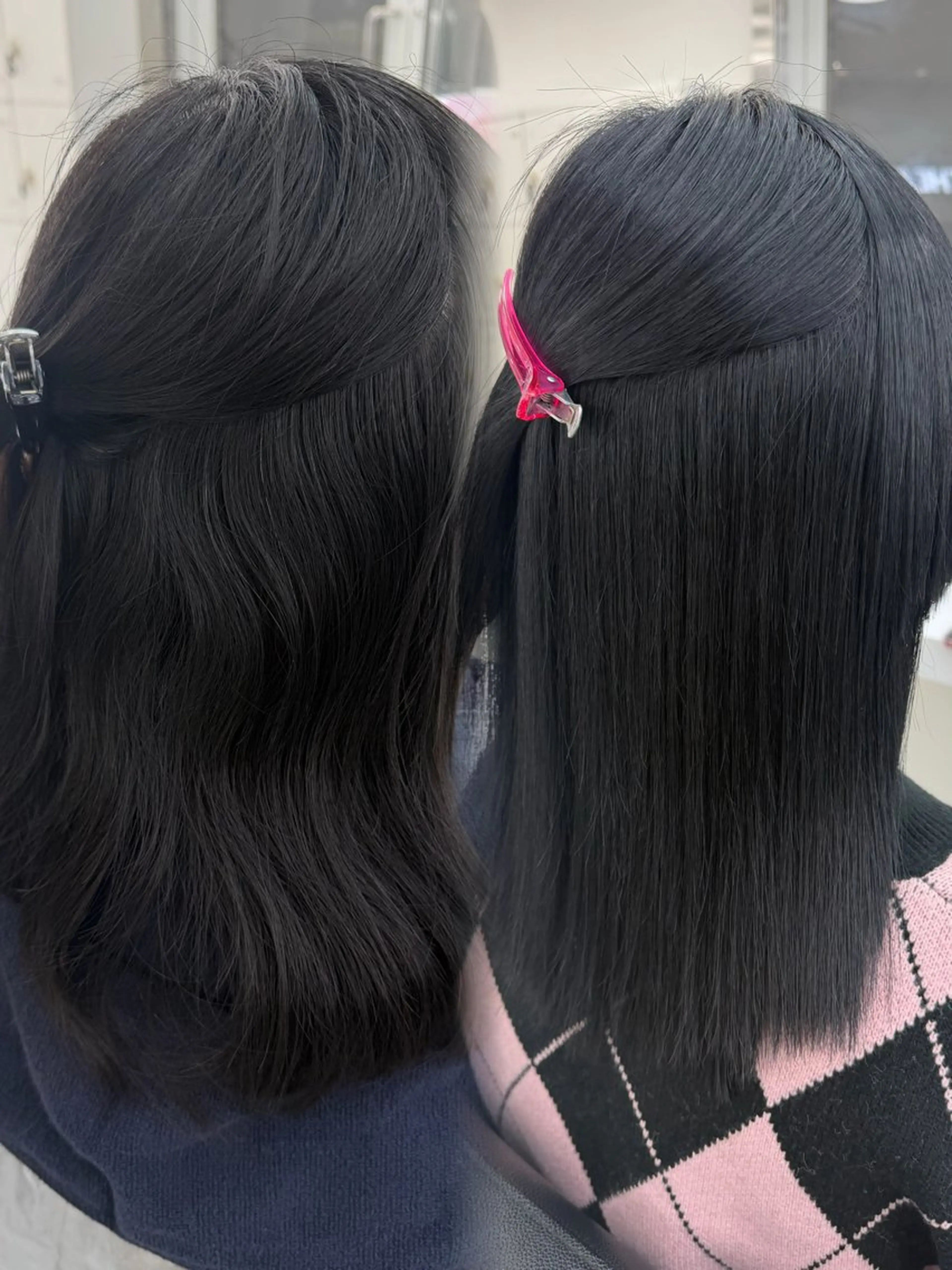 カット 縮毛矯正 トリートメント niina🖤 透明感×レイヤーのヘアスタイル