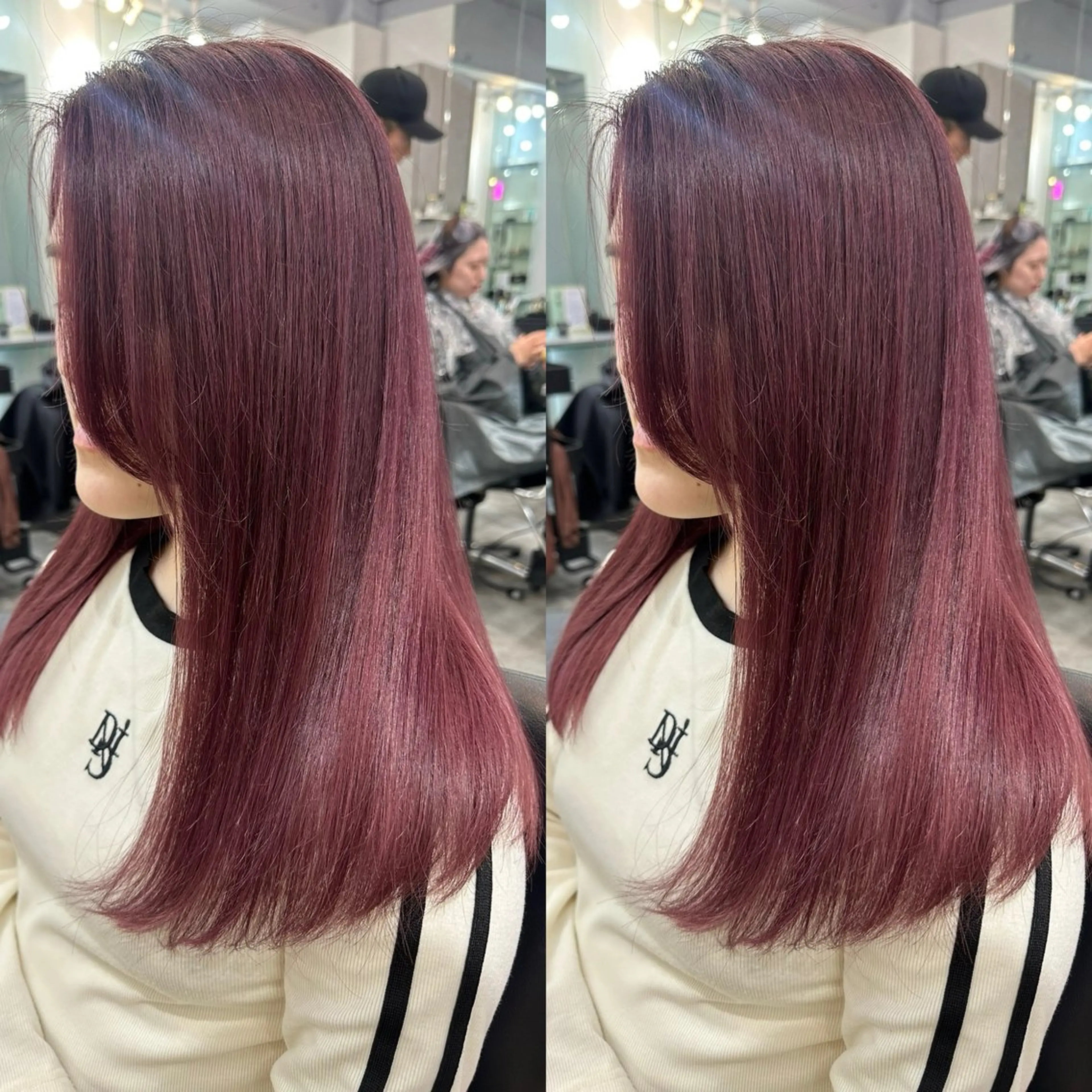 ロング 髪質改善 韓国風ヘア 縮毛矯正 トリートメント 酸性ストレート ヘアカラー トリートメント 縮毛矯正×ボブ💎 髪質改善/木下のヘアスタイル