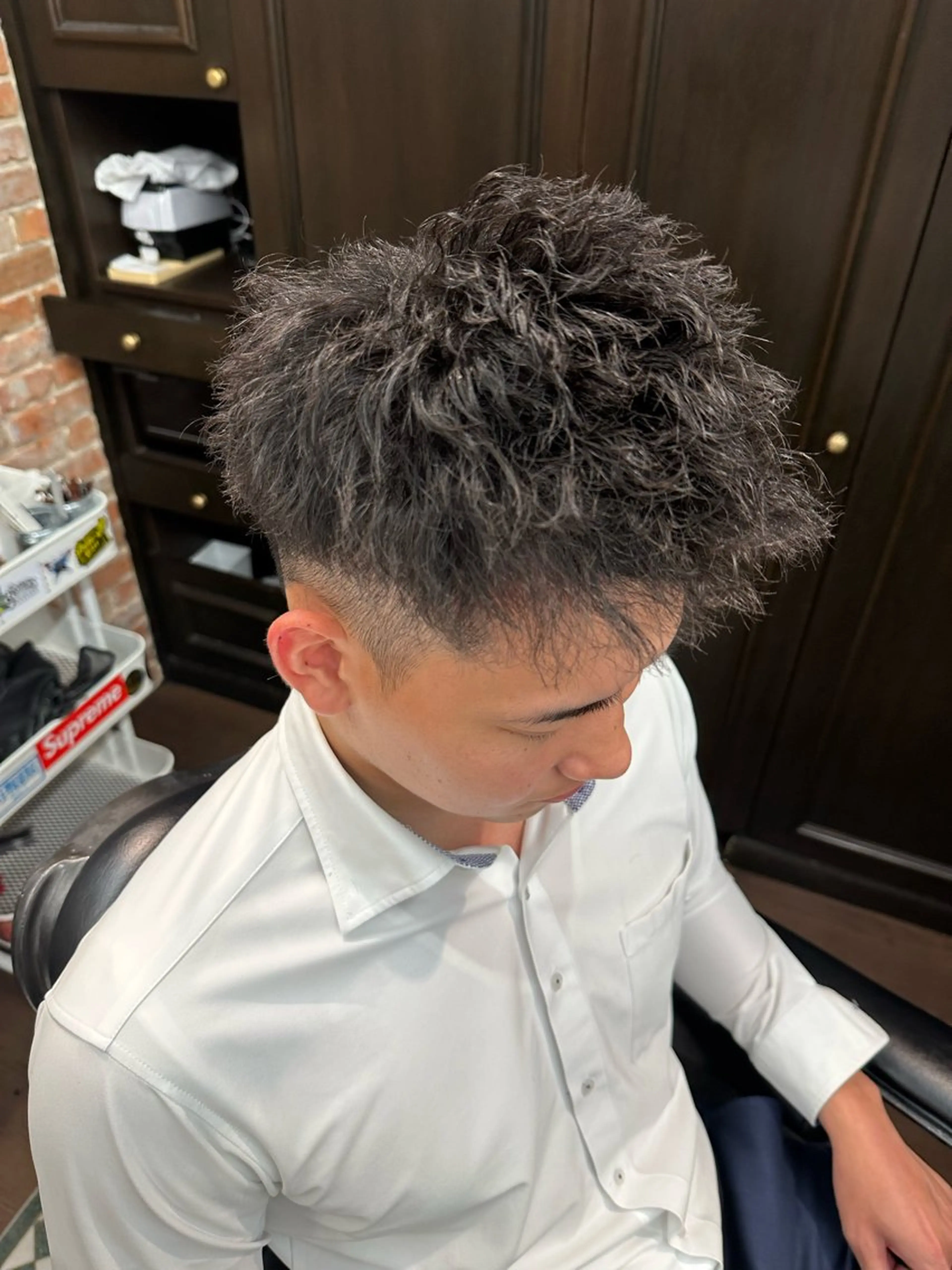 ショート パーマ ツイストスパイラルパーマ スパイラルパーマ 菅原 大空のヘアスタイル