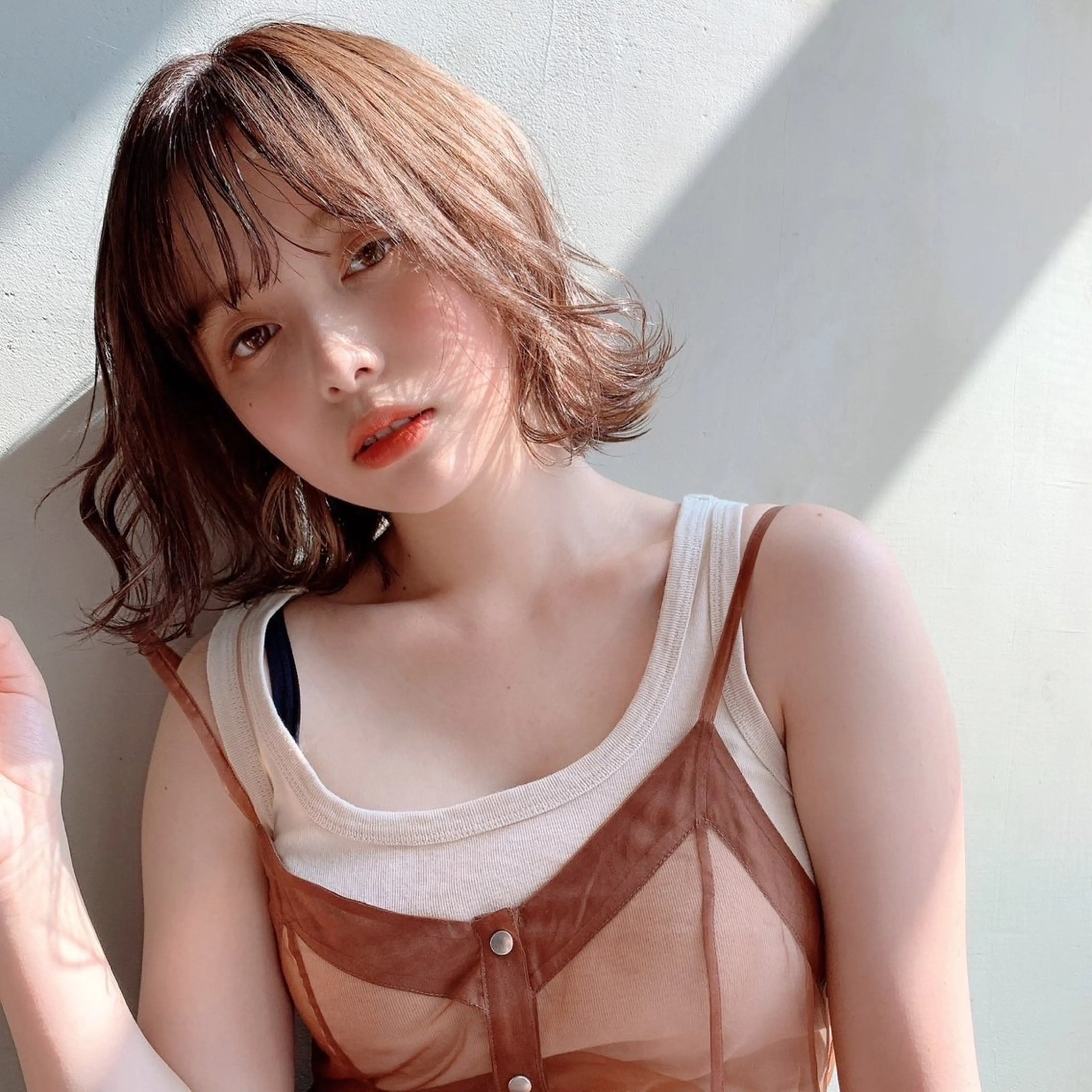 ミディアム BIANCO北堀江 AKANEのヘアスタイル