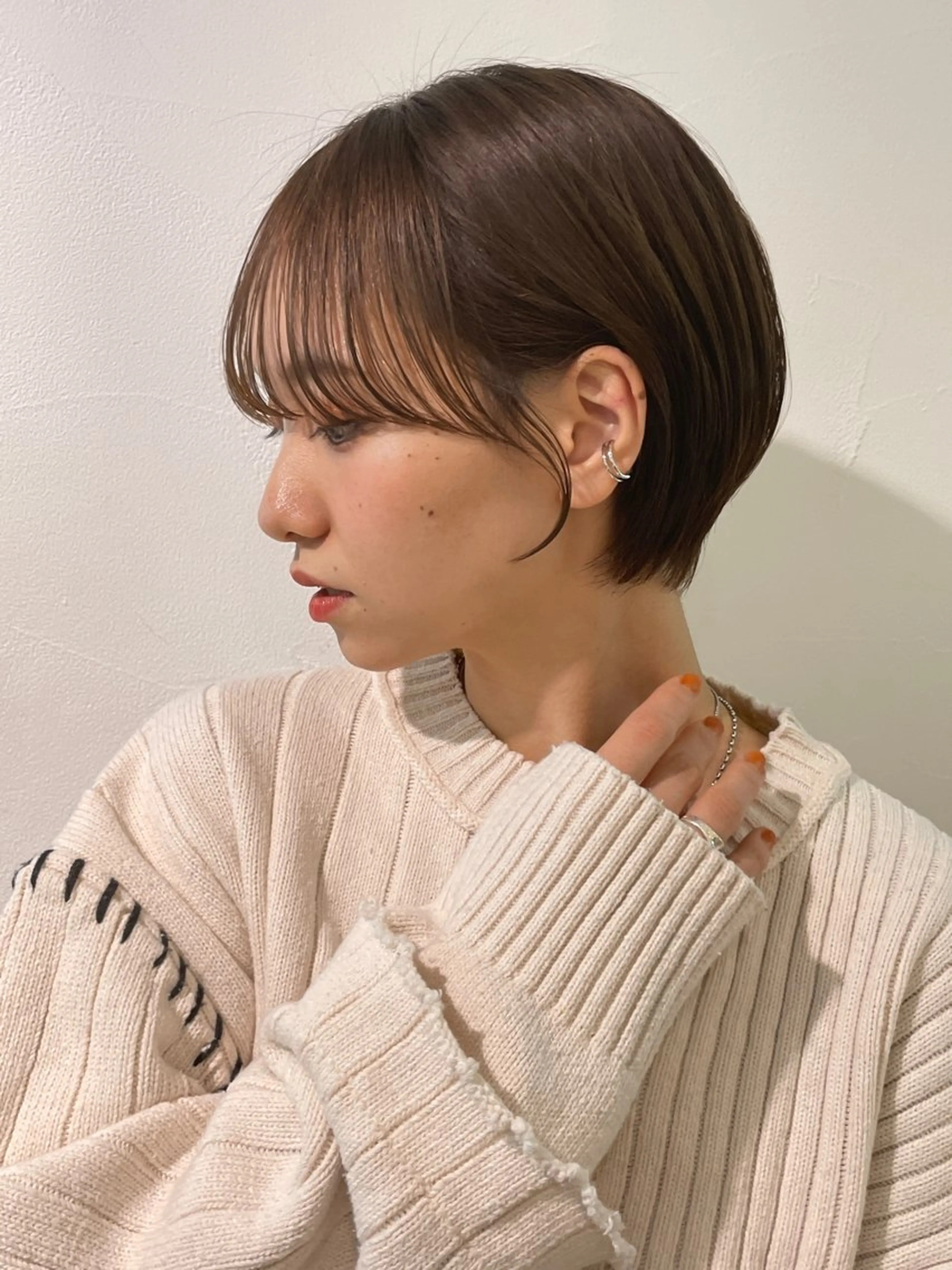 ショート 縮毛矯正 宮本晃成のヘアスタイル