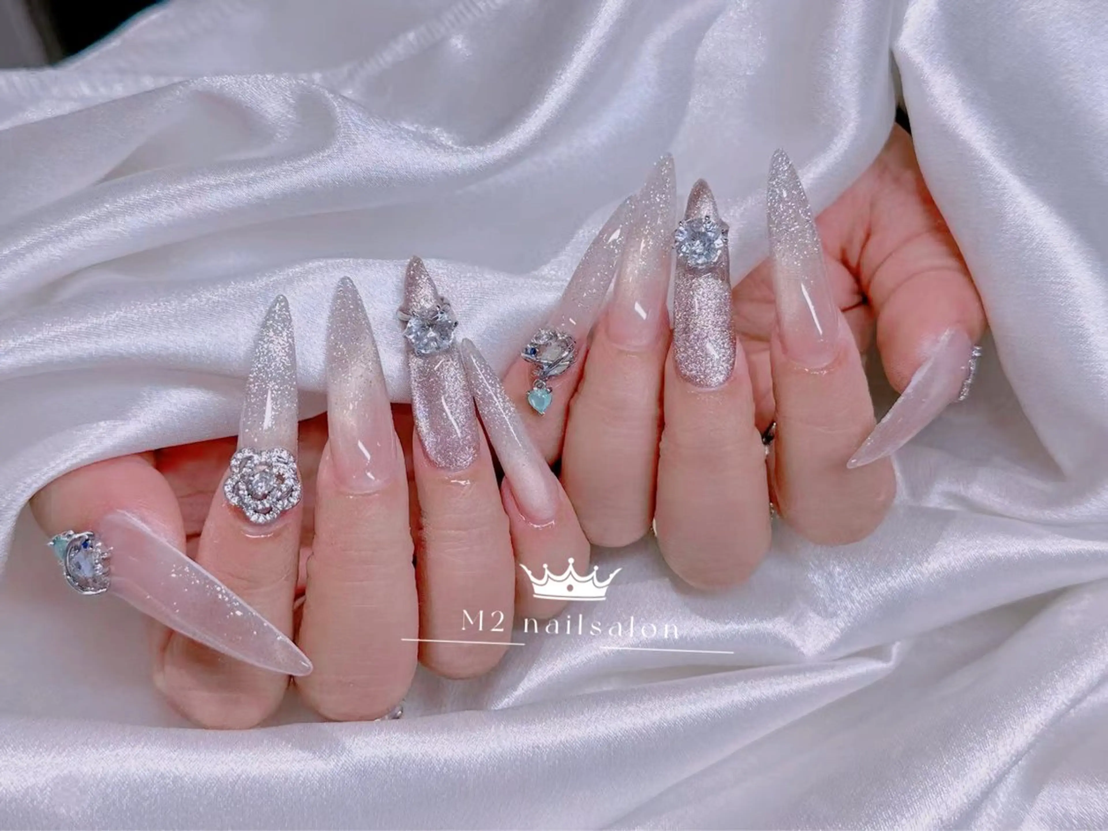 ネイル ハンドネイル 長さだし専門店 M2 rikaのネイルデザイン