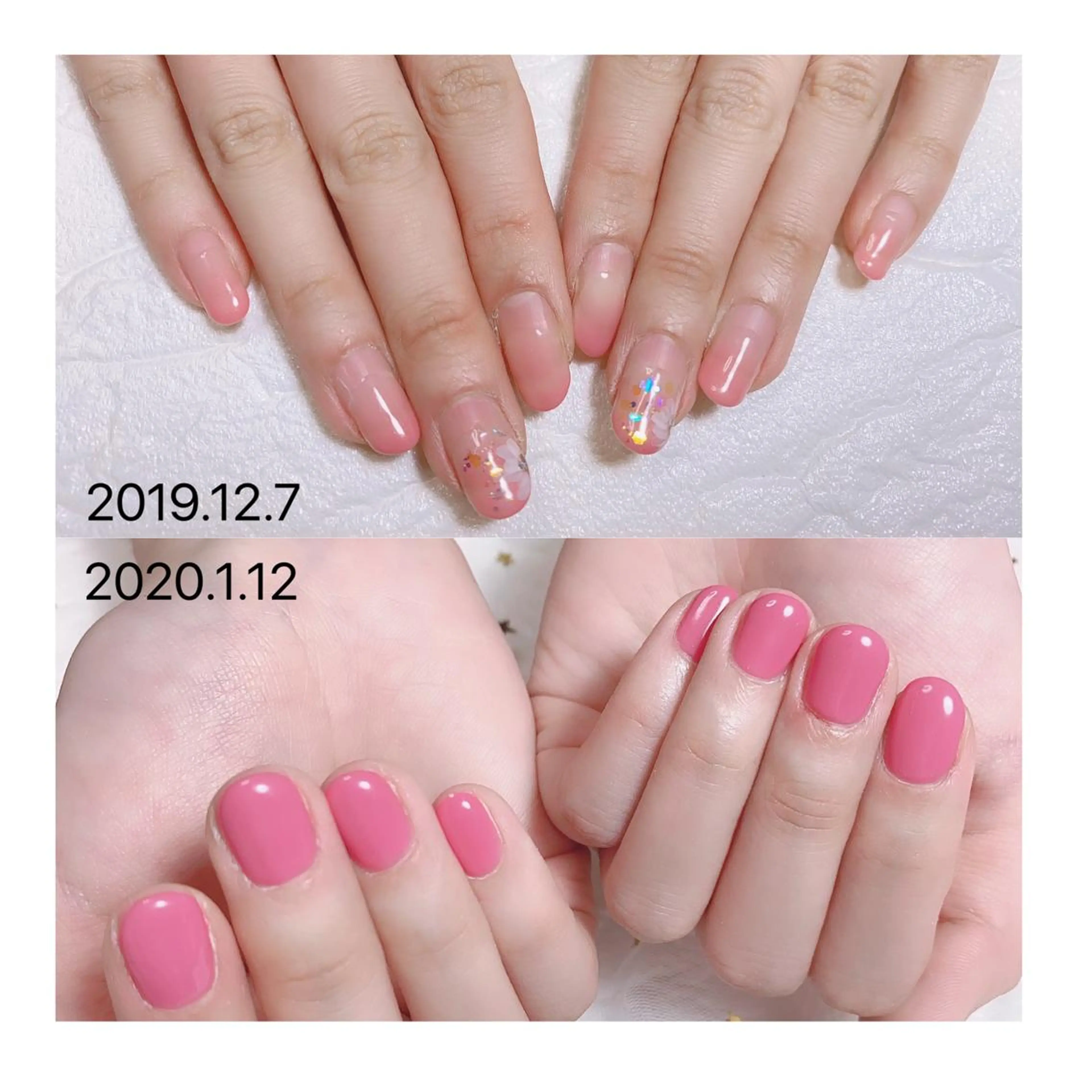 ショート ネイル ジェルネイル ニュアンスネイル オフィスネイル ワンカラーネイル パラジェル 👑enen style👑のネイルデザイン