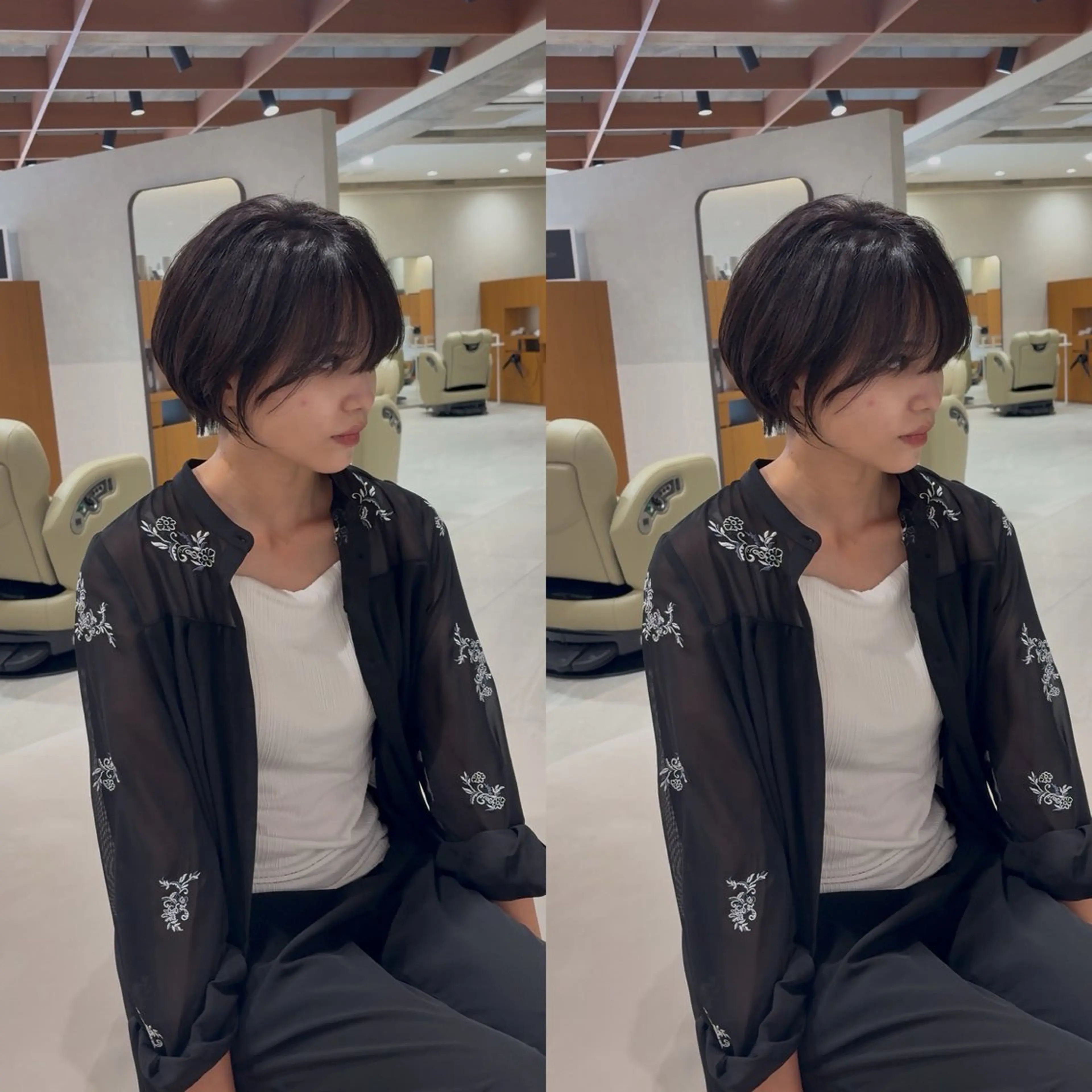 ショートヘアクーポン❣️❣️骨格似合せカット＋髪質改善カラー＋選べる髪質改善TR　¥11900→7900の写真