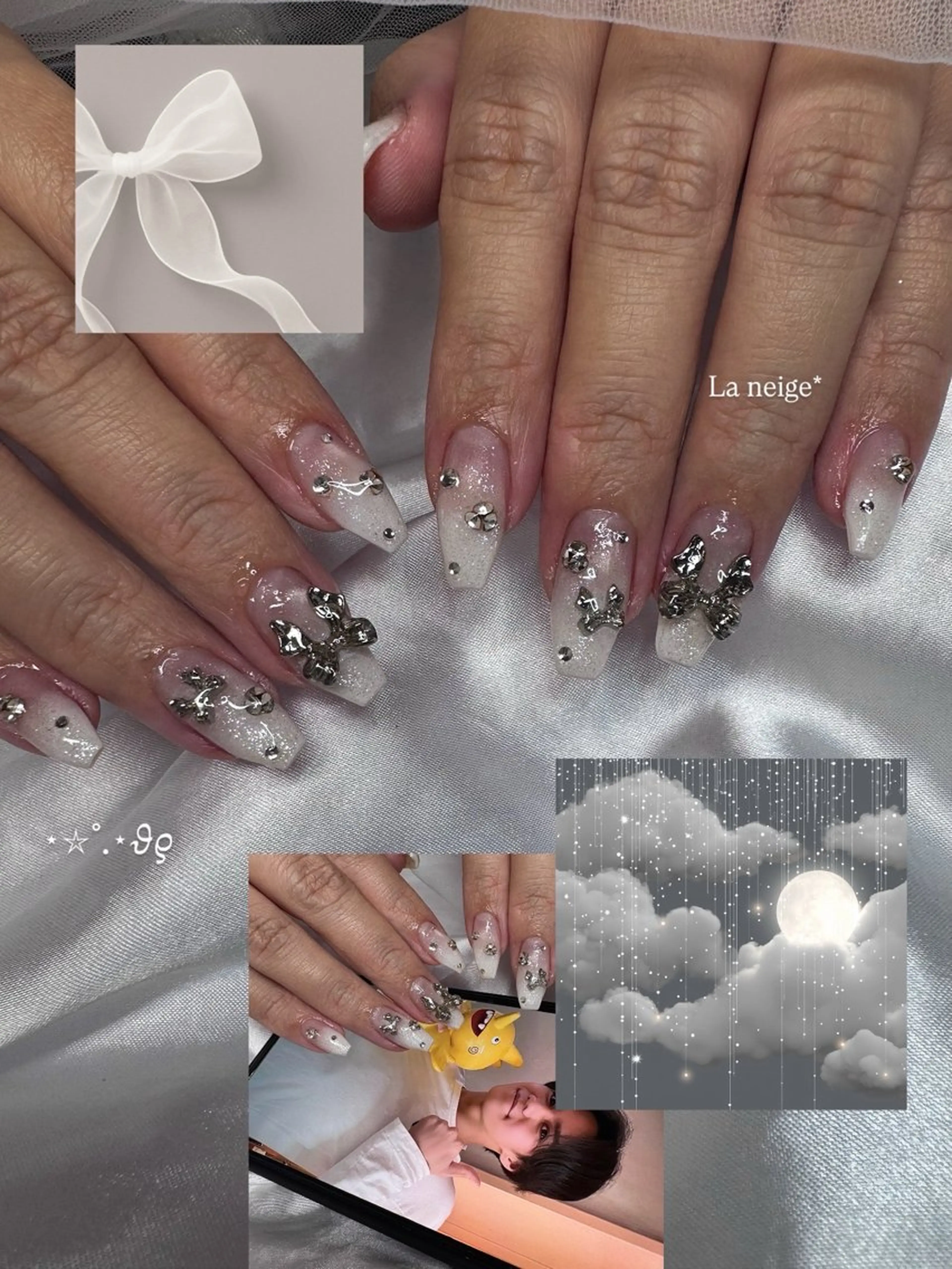 ネイル ハンドネイル La neige* yuki 🐩🌙のネイルデザイン