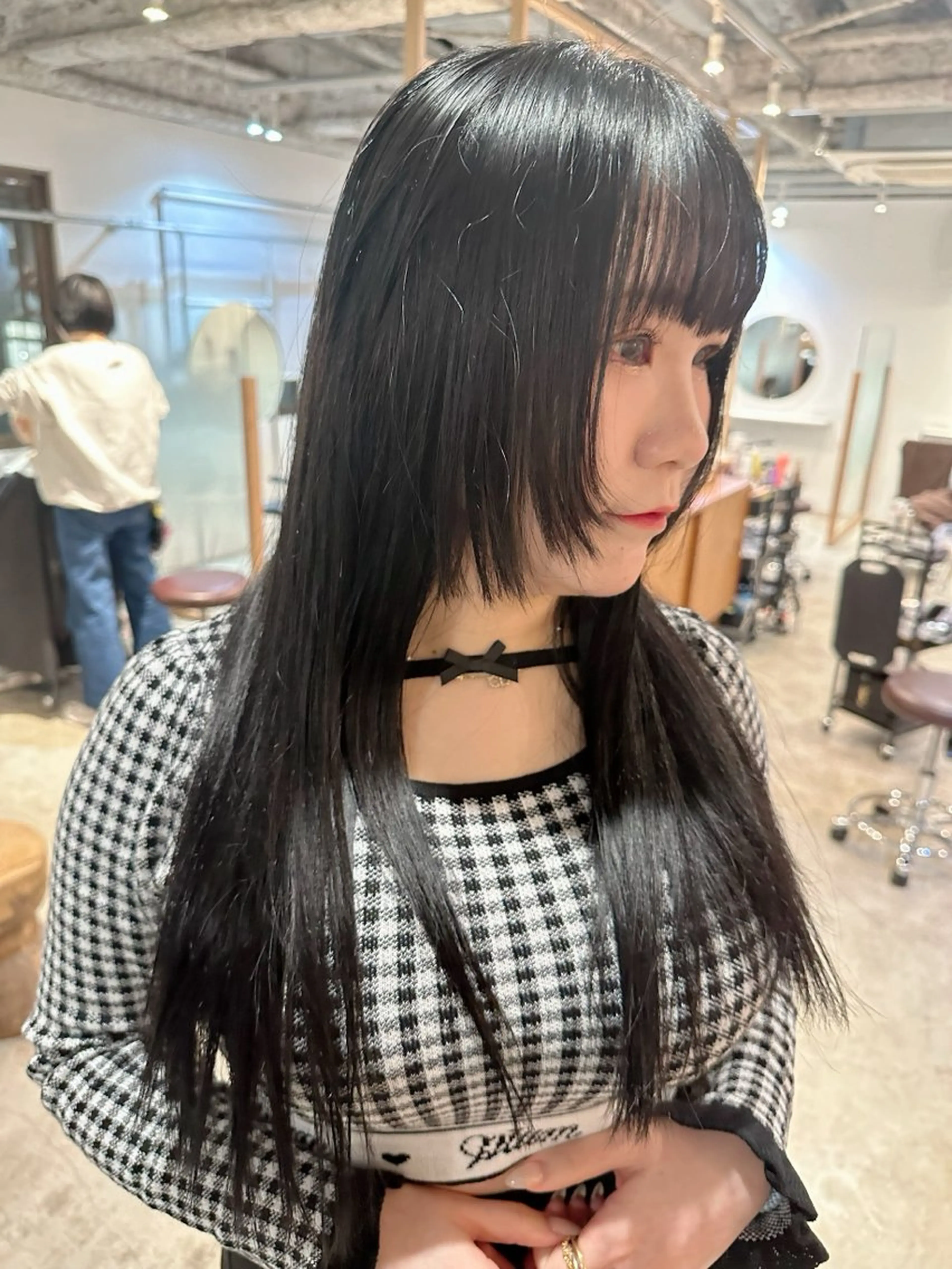 ロング カット 縮毛矯正 トリートメント ナチュラル/レイヤー 磯飛⭐️慎之介のヘアスタイル