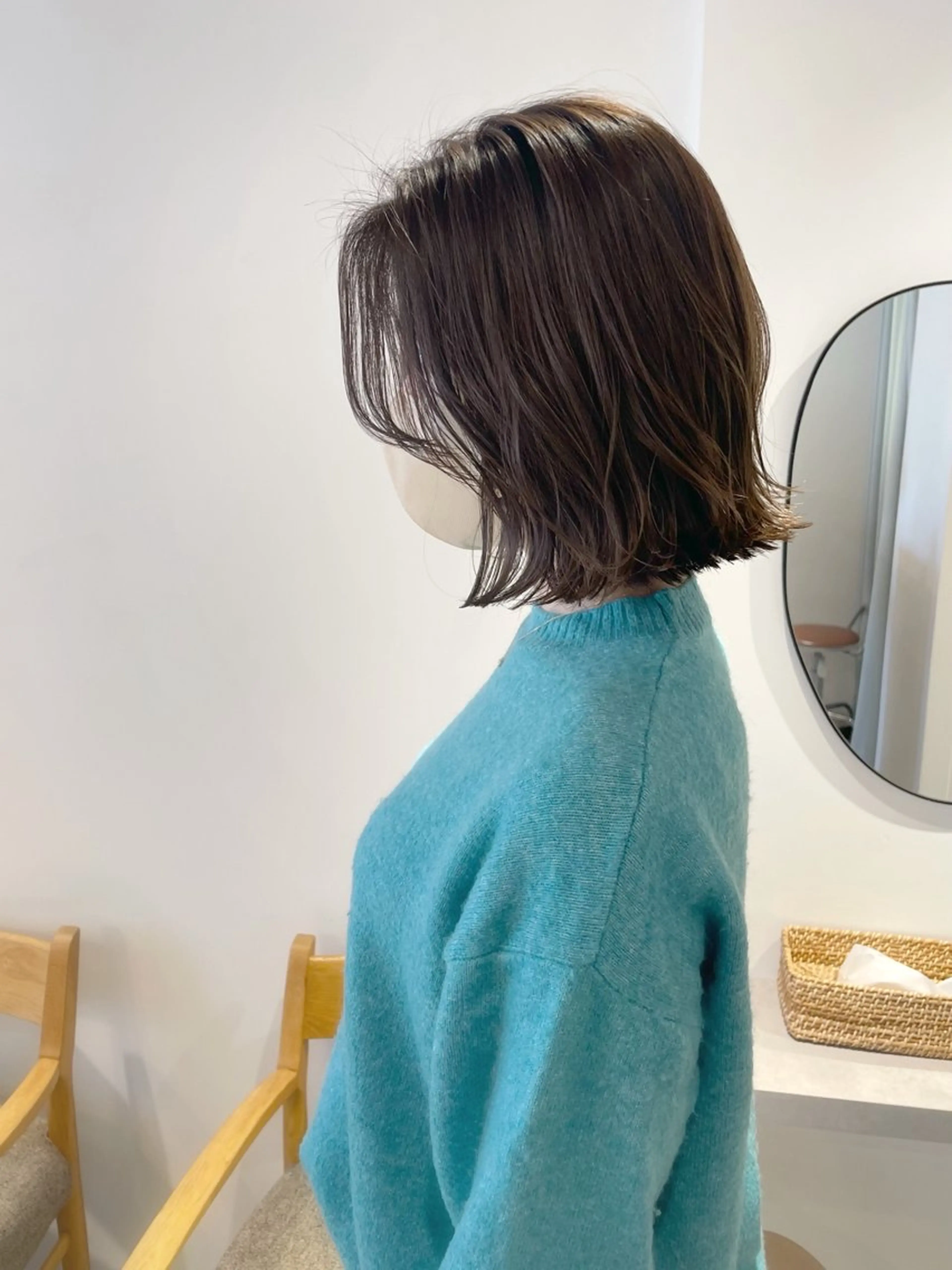 ミディアム 箱崎 凪沙のヘアスタイル